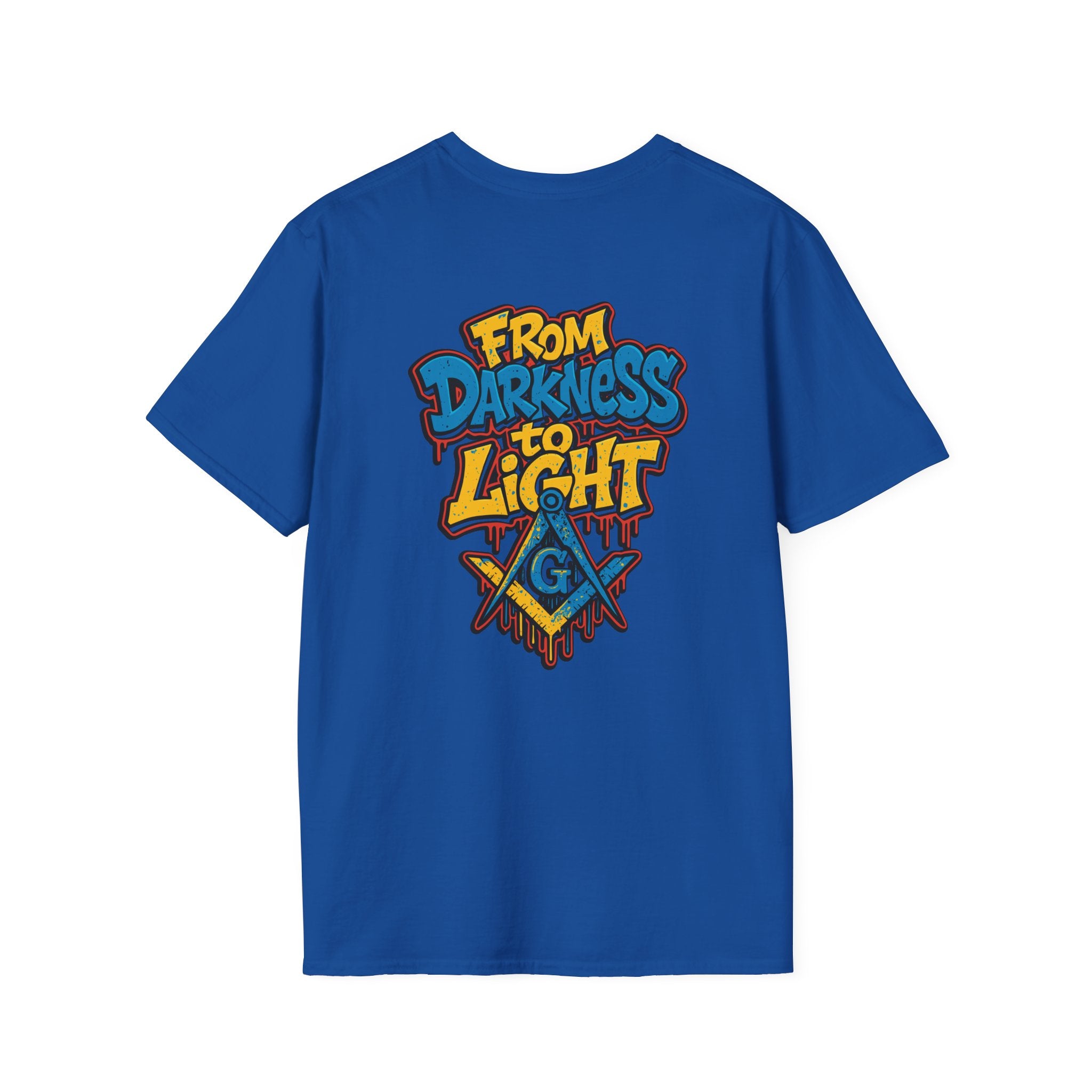 Masonic From Darkness to Light Inspirational T-Shirt, Unisex Tee, From Darkness to Light Shirt, Freemason Apparel, Motivational Gift, Casual Wear