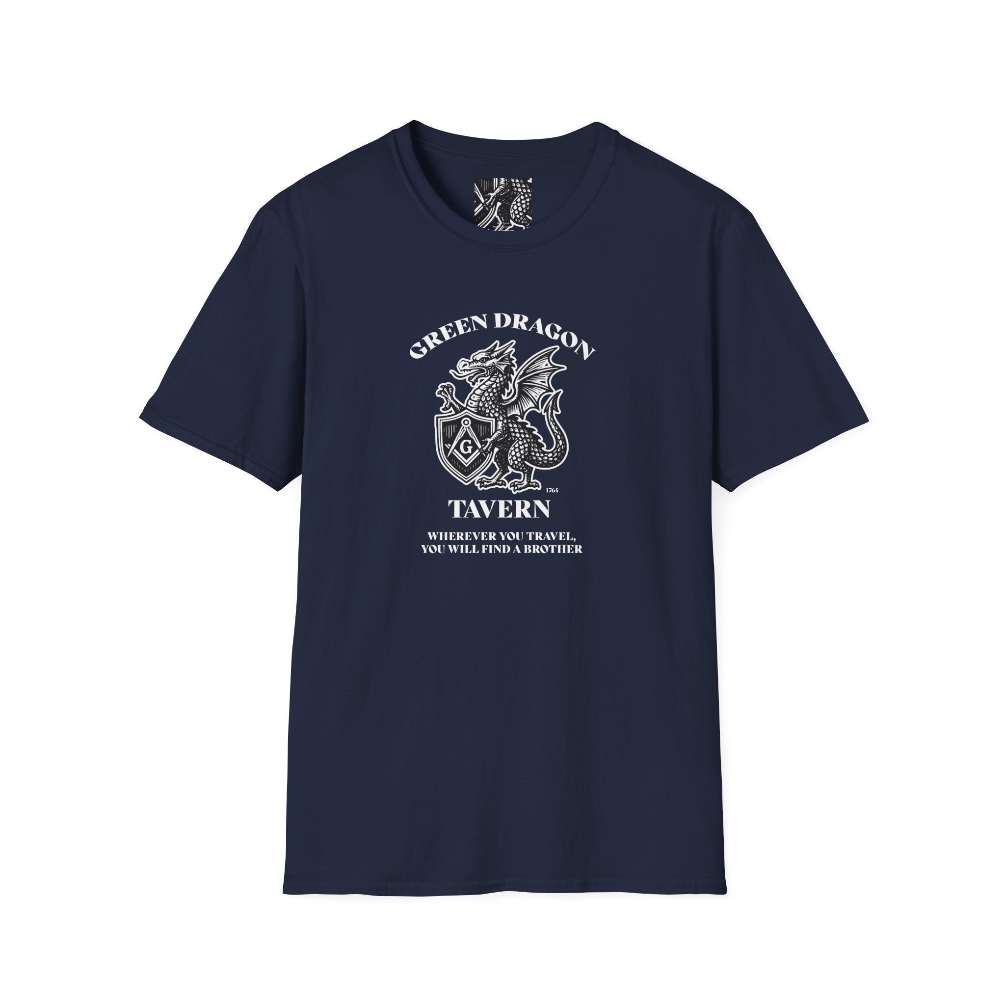 Boston Green Dragon Unisex T-Shirt | Adventure Awaits | Perfect for Travel Enthusiasts, Gift for Brothers, Casual Wear, Gift for Travelers