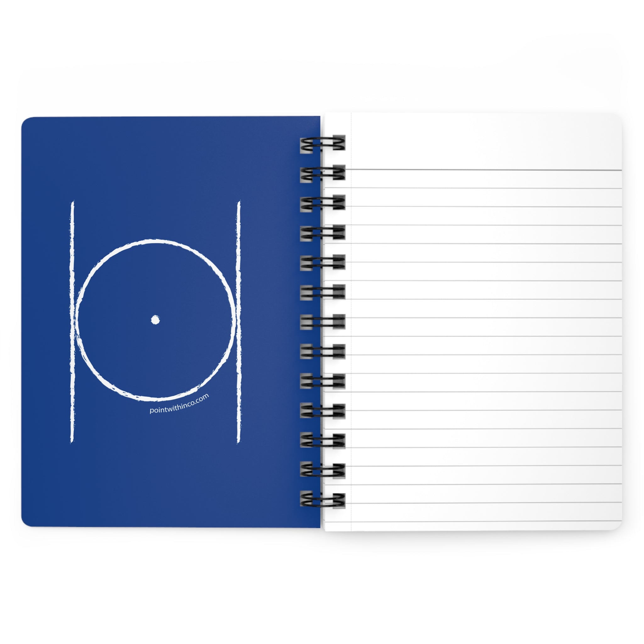 Masonic Spiral Bound Journal - Freemason Notepad, Customizable Notebook, Gift for Graduates, Blue Hardcover, Writing Journal