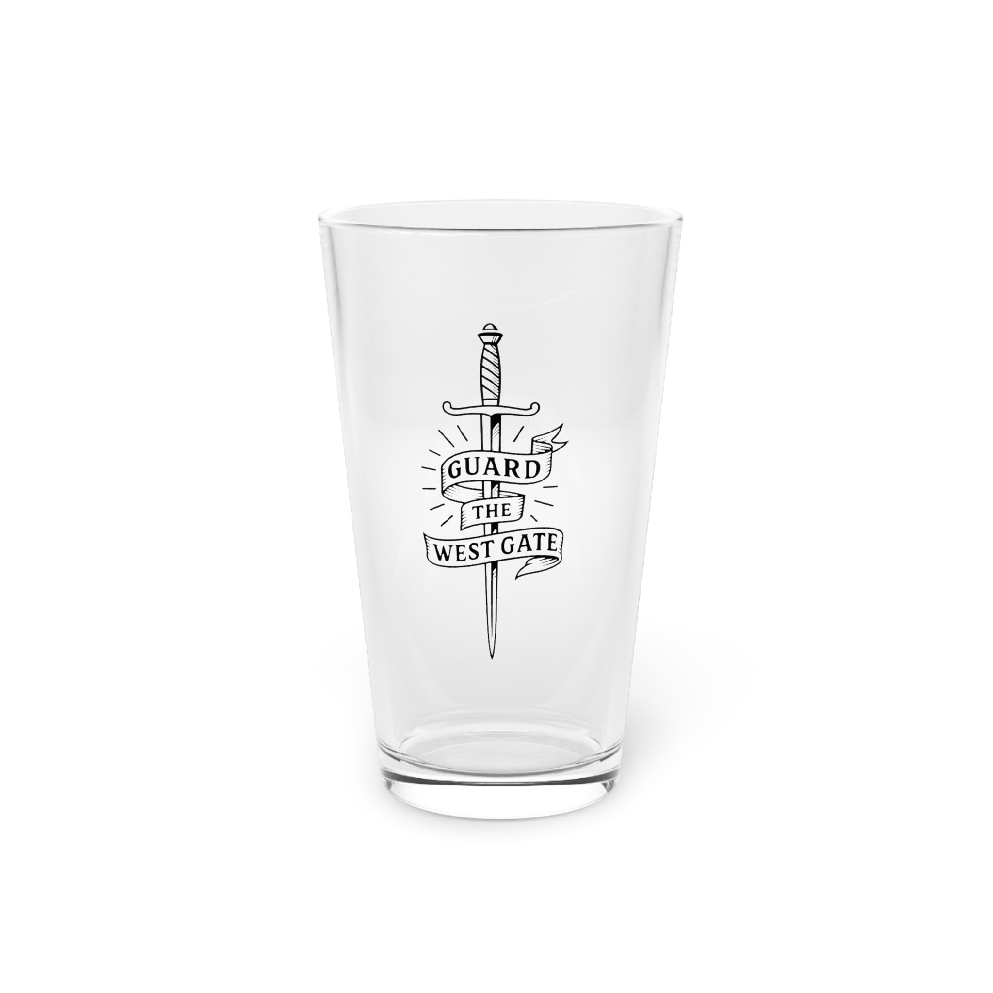 Personalized 16oz Pint Glass - Perfect Gift for Beer Lovers, Weddings, Birthdays, Home Bars, Custom Engravings
