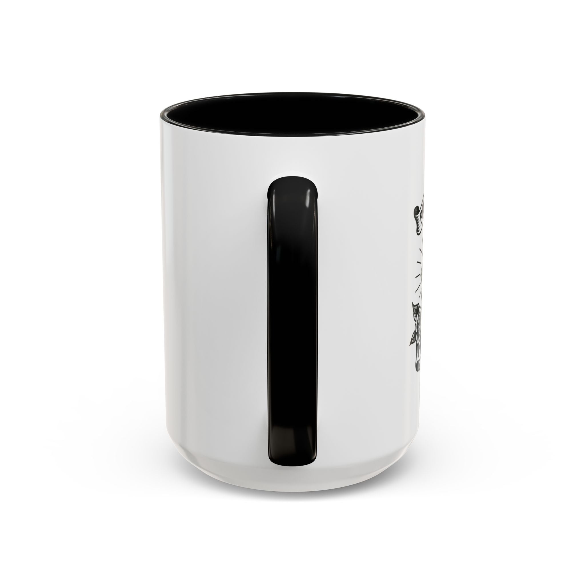 Copy of Stylish Accent Coffee Mug, Black and White Design, Perfect for Home Office, Gift for Coffee Lovers, Unique Kitchen Decor, Ideal for Holidays