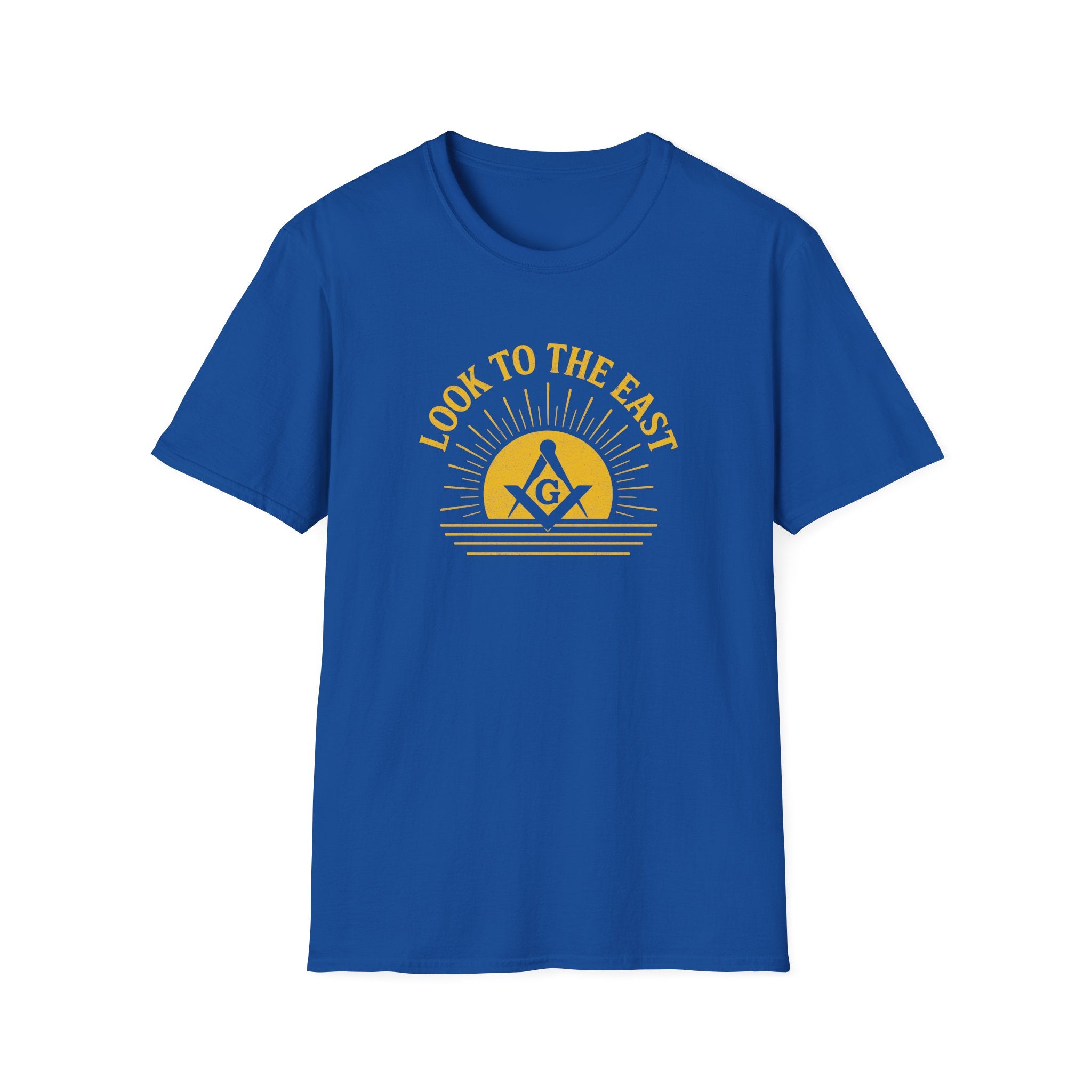 Unisex Inspirational Graphic T-Shirt, Look to the East Shirt, Casual Wear, Gift for Freemasons, Spiritual T-Shirt, Unisex Tee