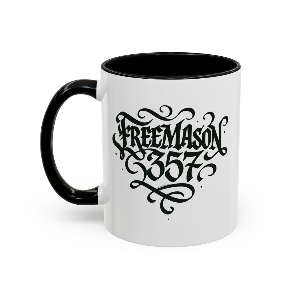 Stylish Accent Coffee Mug, Black and White Design, Perfect for Home Office, Gift for Coffee Lovers, Unique Kitchen Decor, Ideal for Holidays