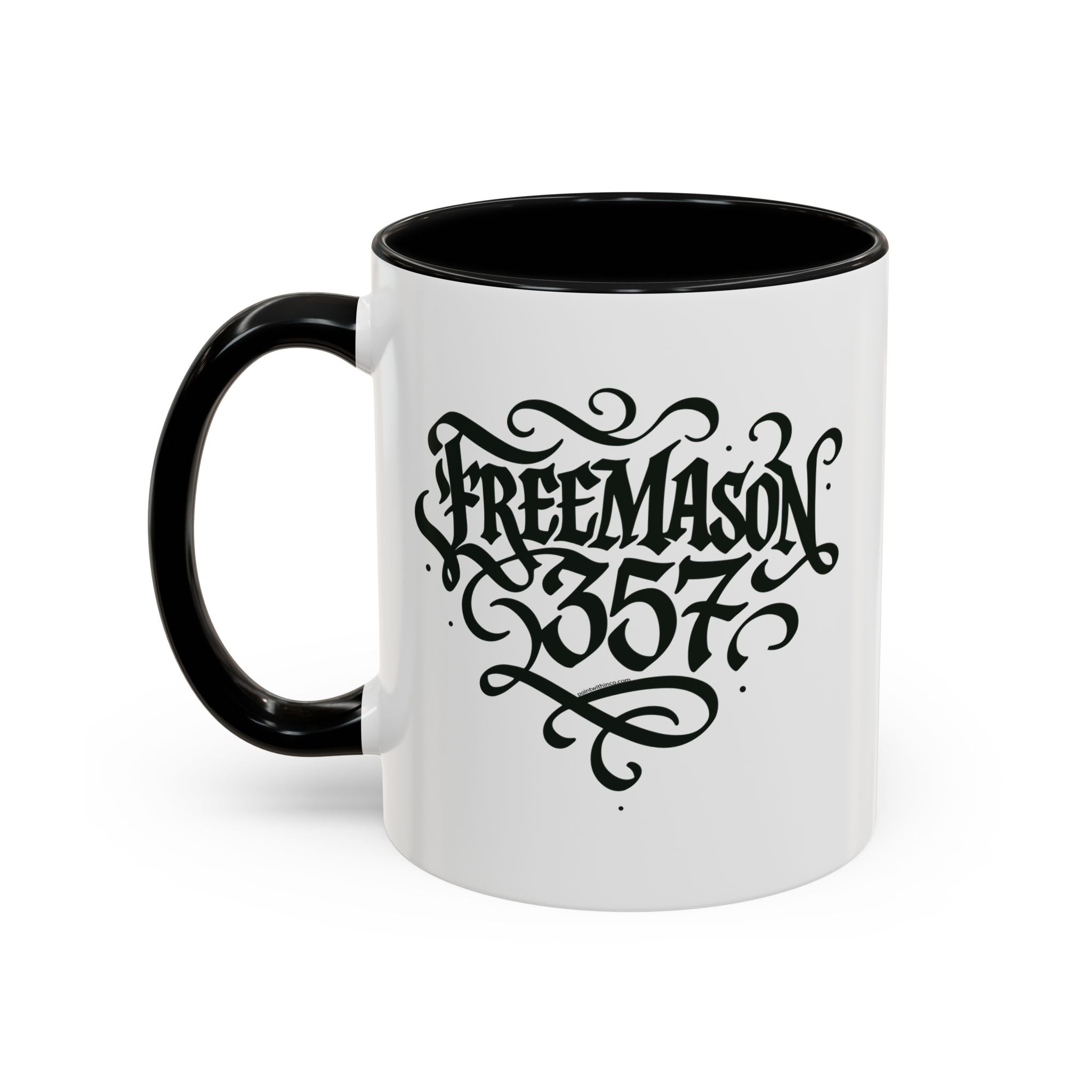 Stylish Accent Coffee Mug, Black and White Design, Perfect for Home Office, Gift for Coffee Lovers, Unique Kitchen Decor, Ideal for Holidays