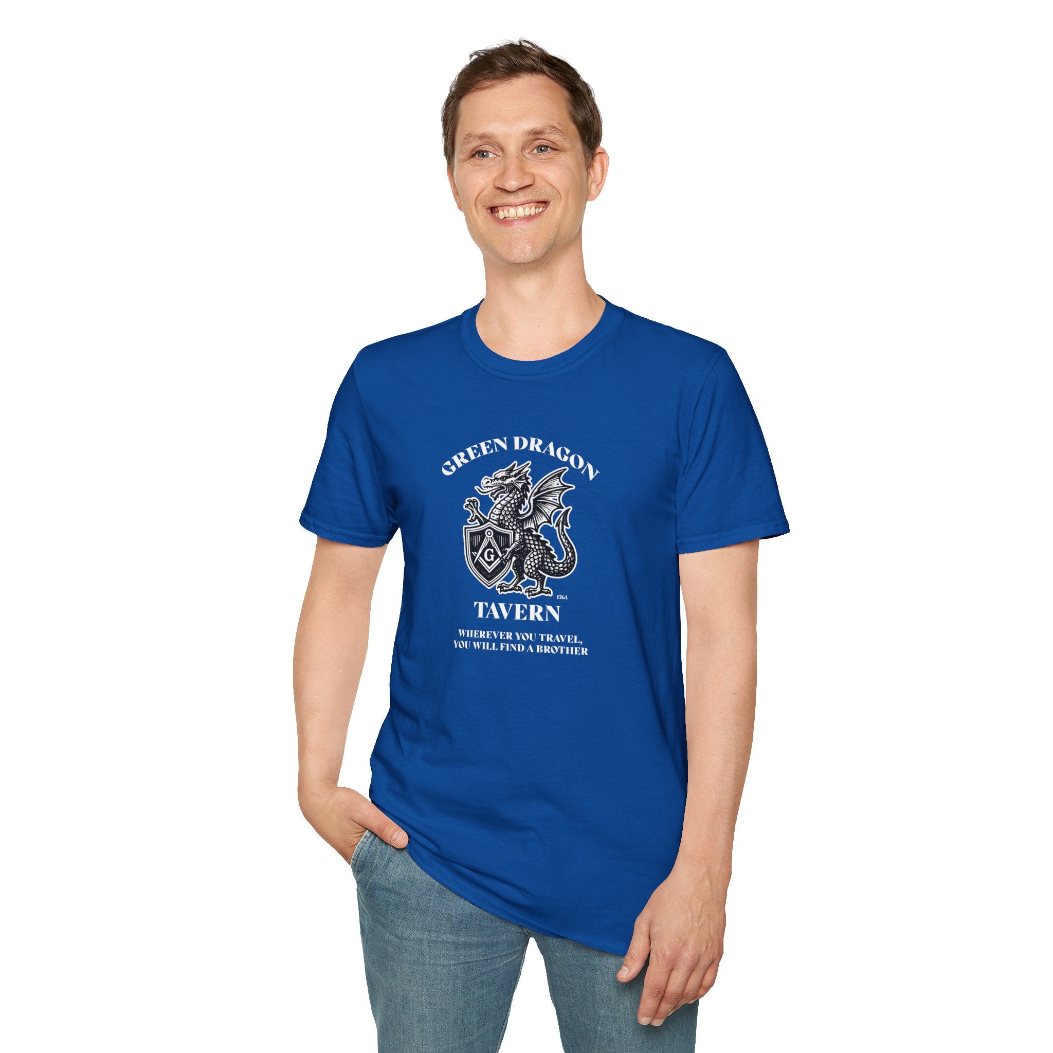 Boston Green Dragon Unisex T-Shirt | Adventure Awaits | Perfect for Travel Enthusiasts, Gift for Brothers, Casual Wear, Gift for Travelers
