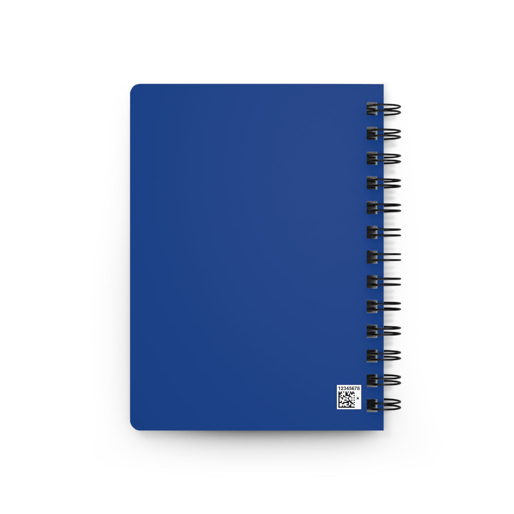 Masonic Hive Spiral Bound Journal - Freemason Notepad, Customizable Notebook, Gift for Graduates, Blue Hardcover, Writing Journal