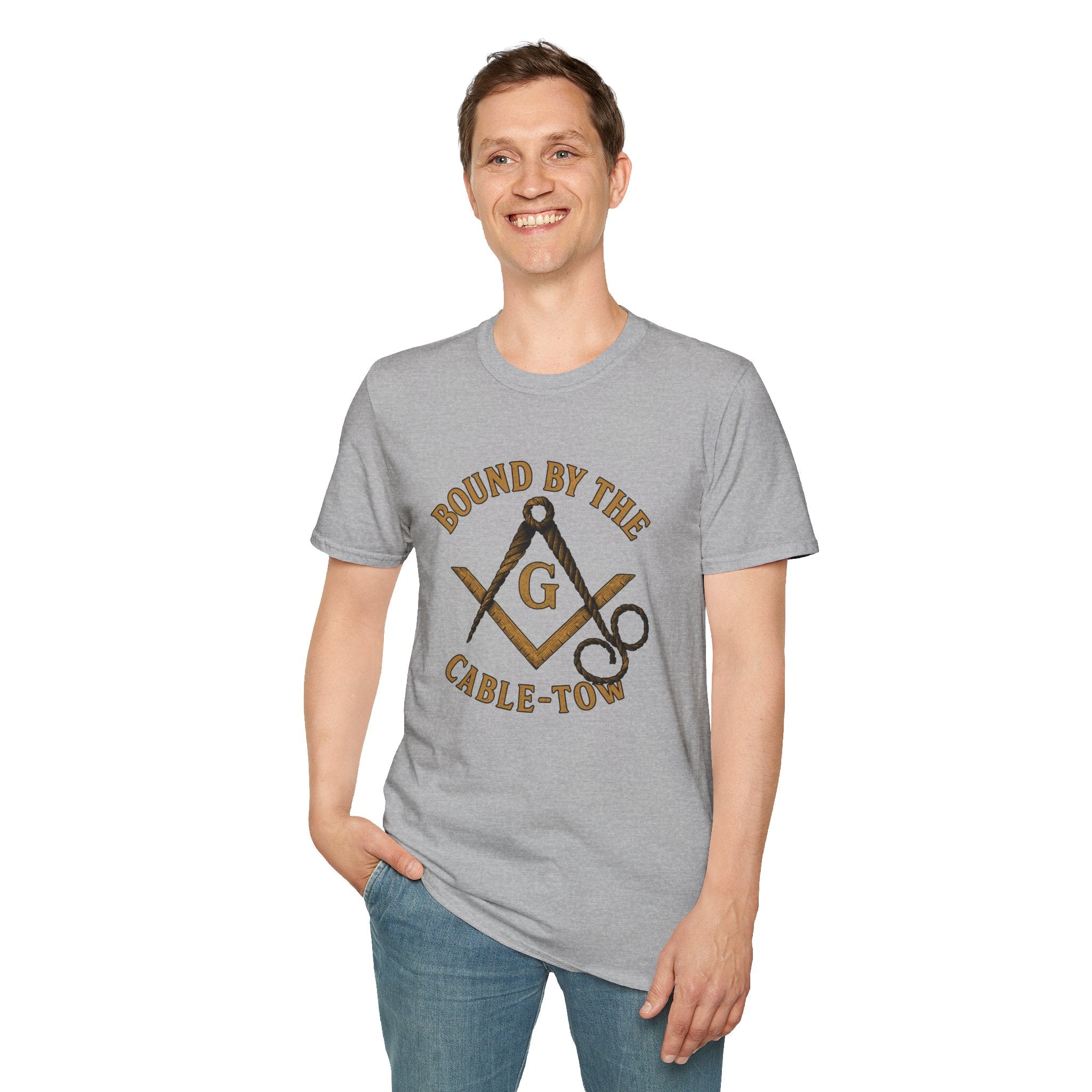 Freemason Inspired T-Shirt - Bound by the Cable-Tow, Unisex Apparel for Masonic Members, Gift for Graduation, Brotherhood Events, [...]
