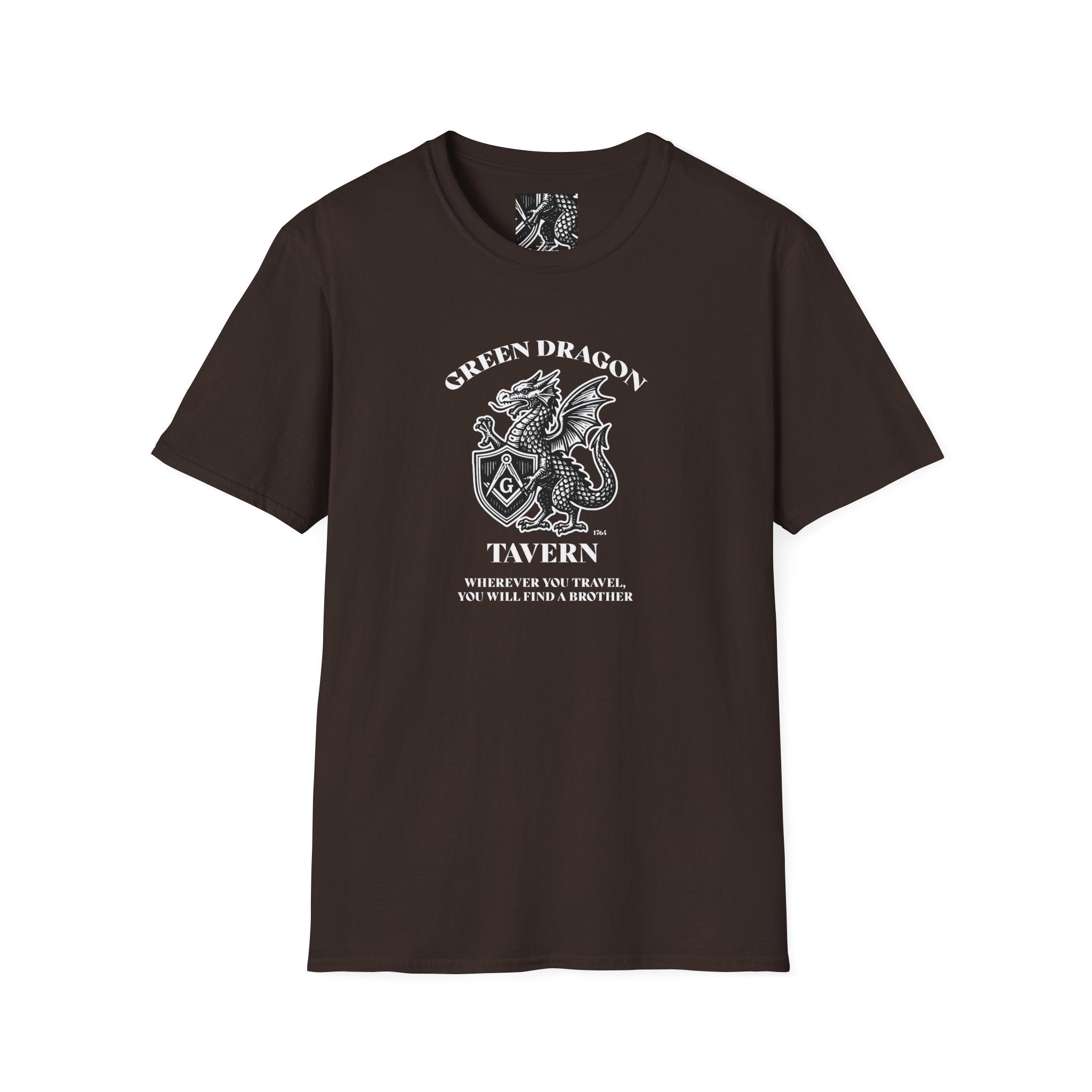 Boston Green Dragon Unisex T-Shirt | Adventure Awaits | Perfect for Travel Enthusiasts, Gift for Brothers, Casual Wear, Gift for Travelers