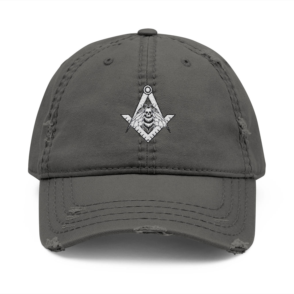 Distressed Embroidered Dad Hat | Casual Fashion for Dads, Gifts for Father's Day, Outdoor Adventures, Everyday Style