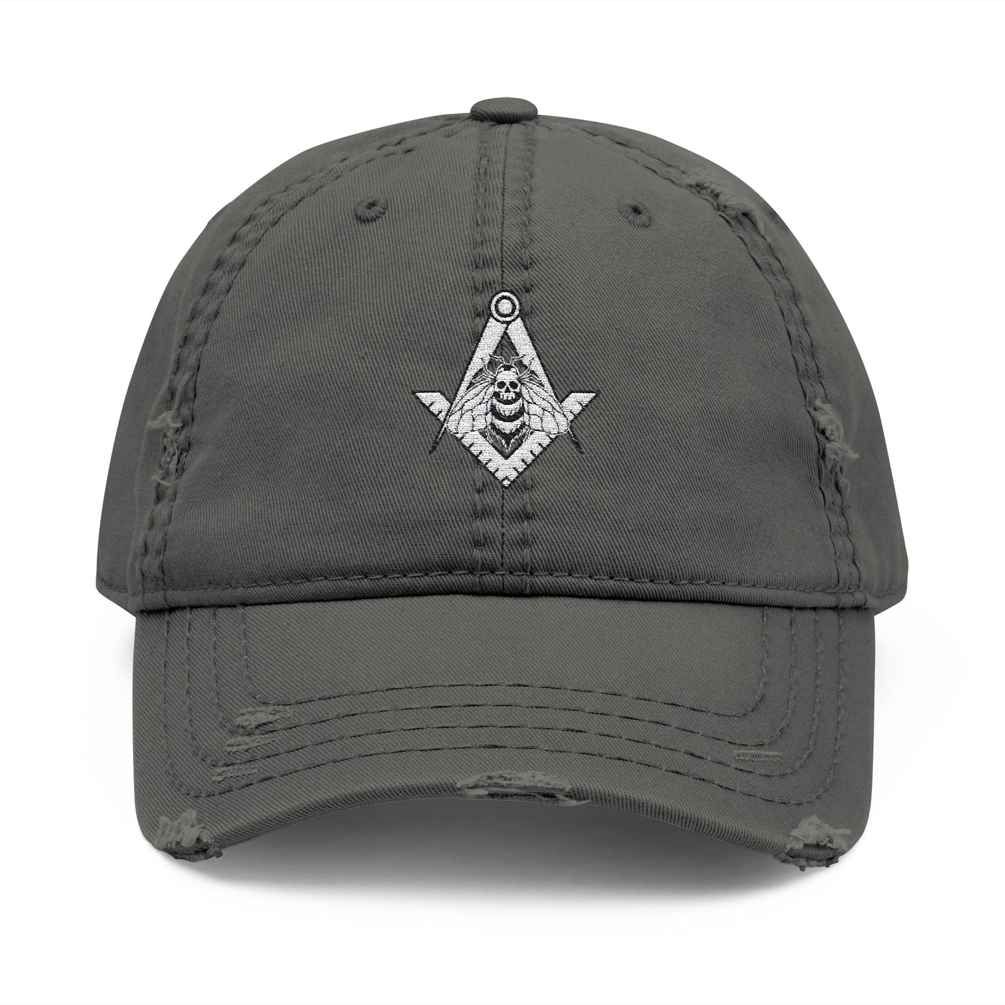 Distressed Embroidered Dad Hat | Casual Fashion for Dads, Gifts for Father's Day, Outdoor Adventures, Everyday Style