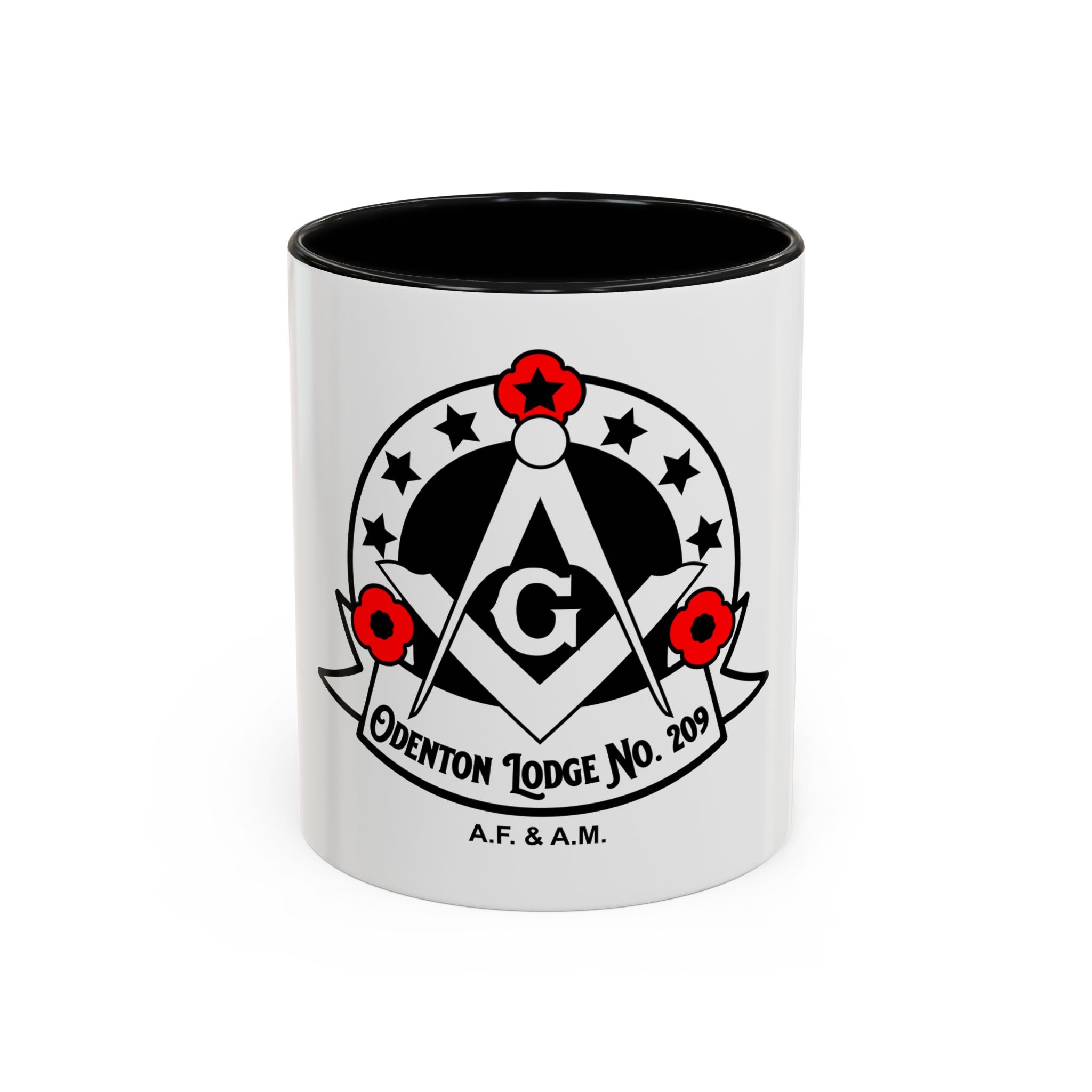 Odenton 209 Lodge Emblem Accent Coffee Mug – 11/15oz