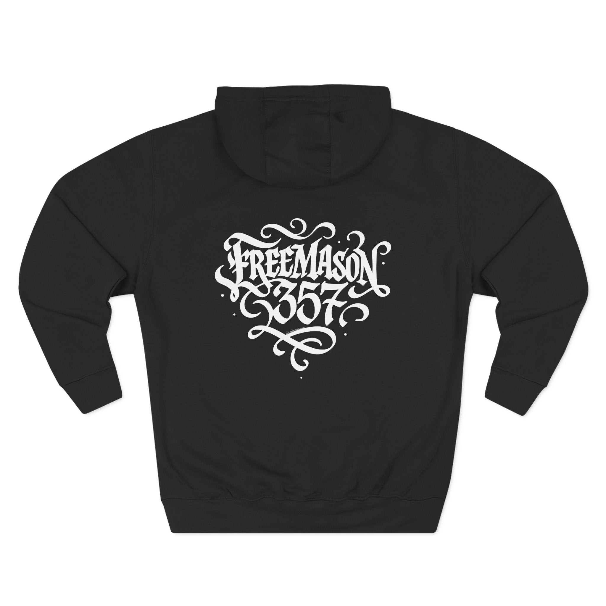 Freemason Three-Panel Fleece Hoodie - Cozy Style for Members, Perfect for Meetings, Gifts, Holidays, Brotherhood Events, Casual Wear