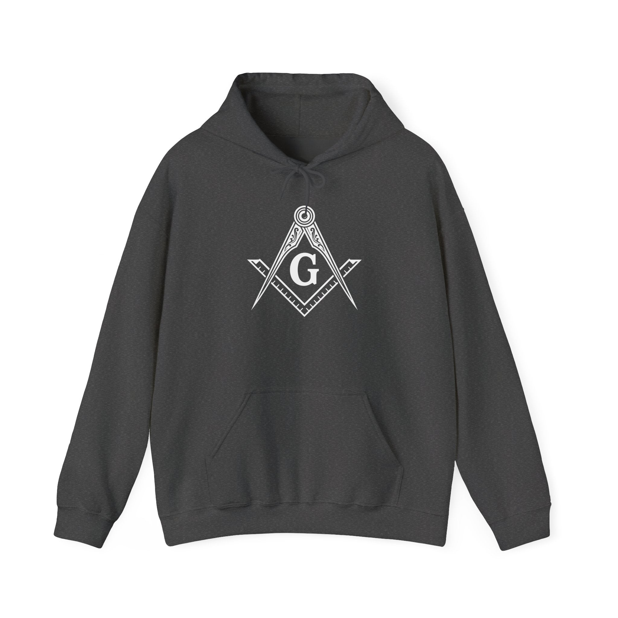 Freemason Symbol Hooded Sweatshirt - Cozy Unisex Pullovers for Masonic Events, Gift for Masons, Lodge Meetings, Everyday Wear