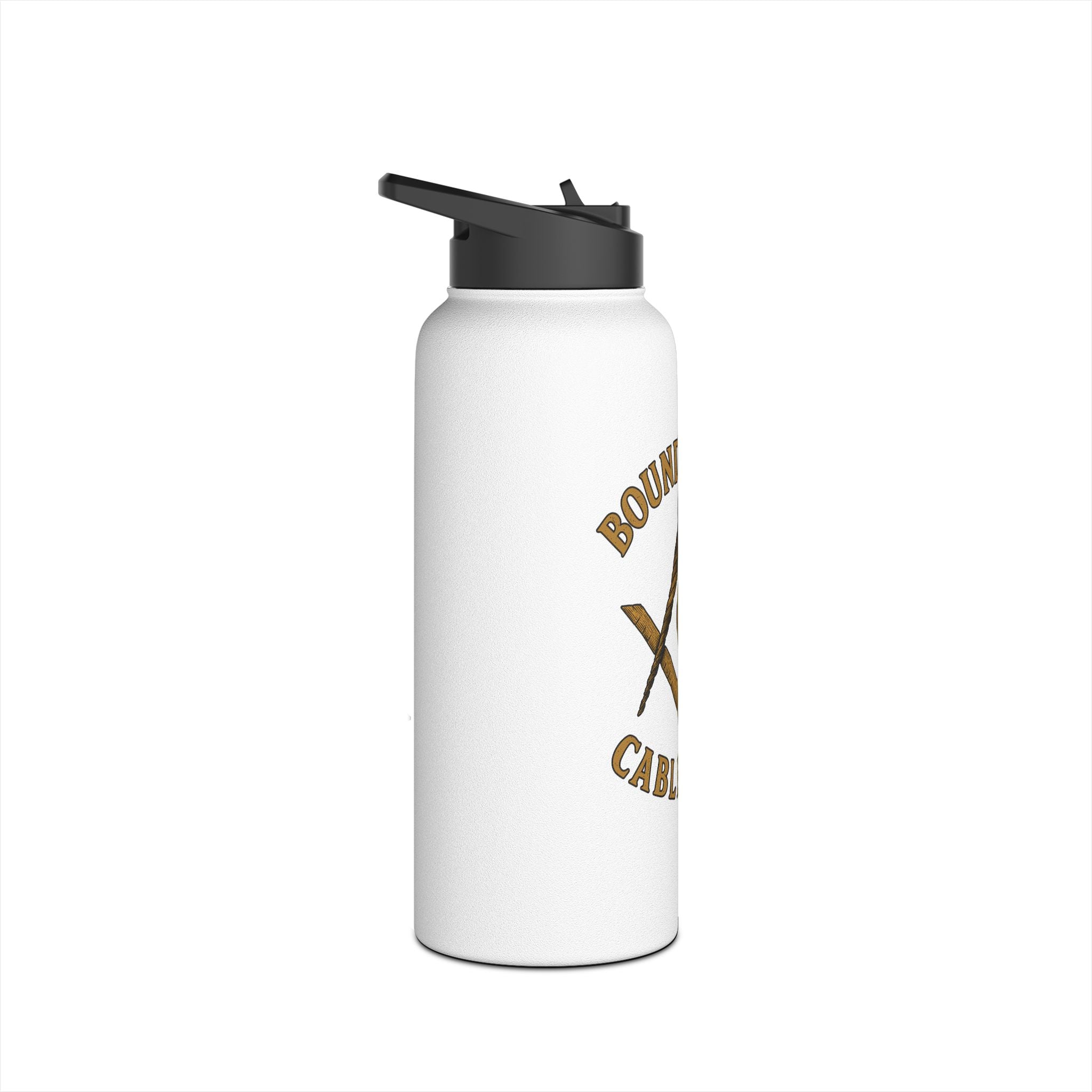 Masonic Stainless Steel Water Bottle, Bound by the Cable-Tow, Travel Mug, Gift for Freemasons, Outdoor Hydration, Customizable Water Bottle