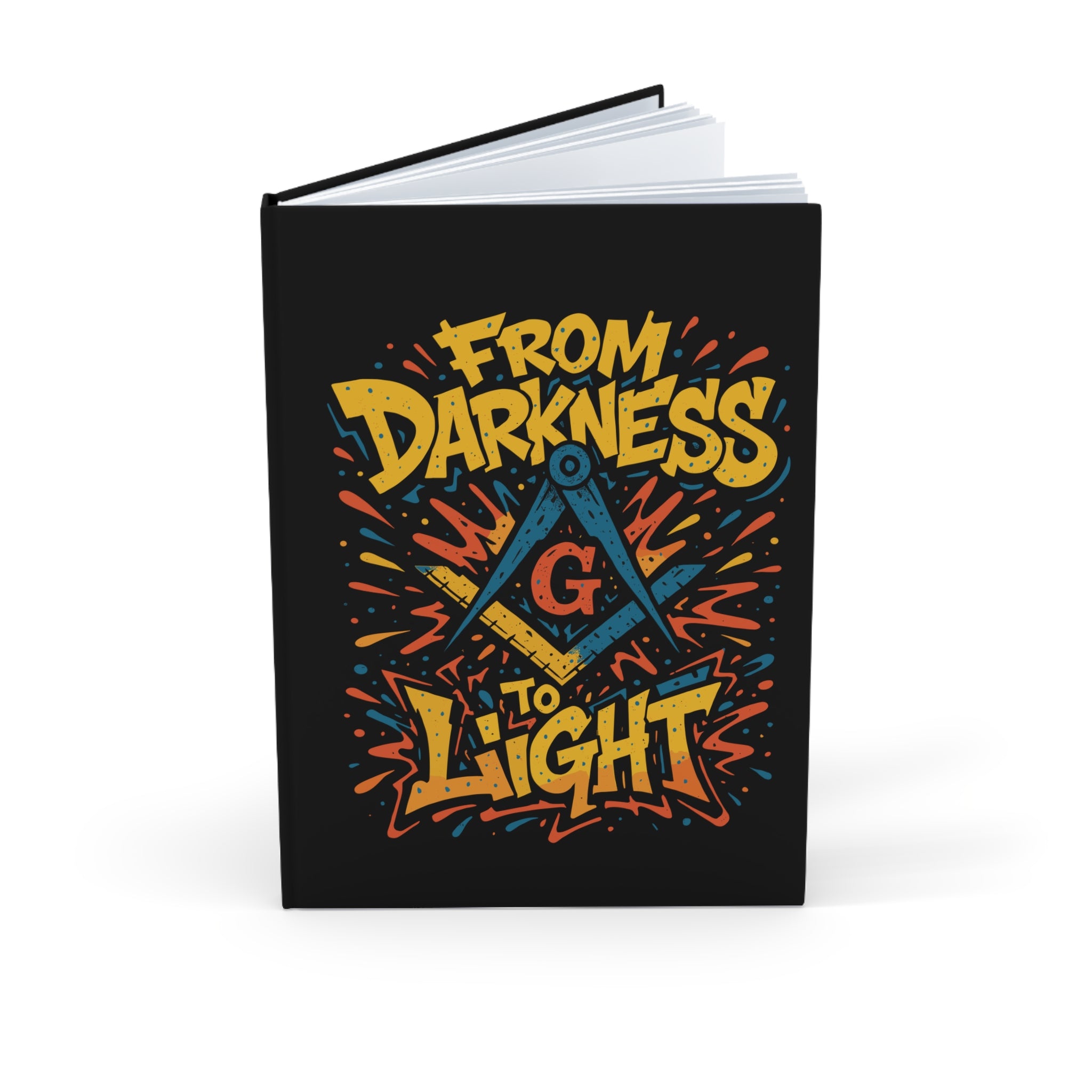 Hardcover Journal: From Darkness to Light, Inspirational Notebook for Journaling, Gift for Creatives, Motivational Diary, [...]