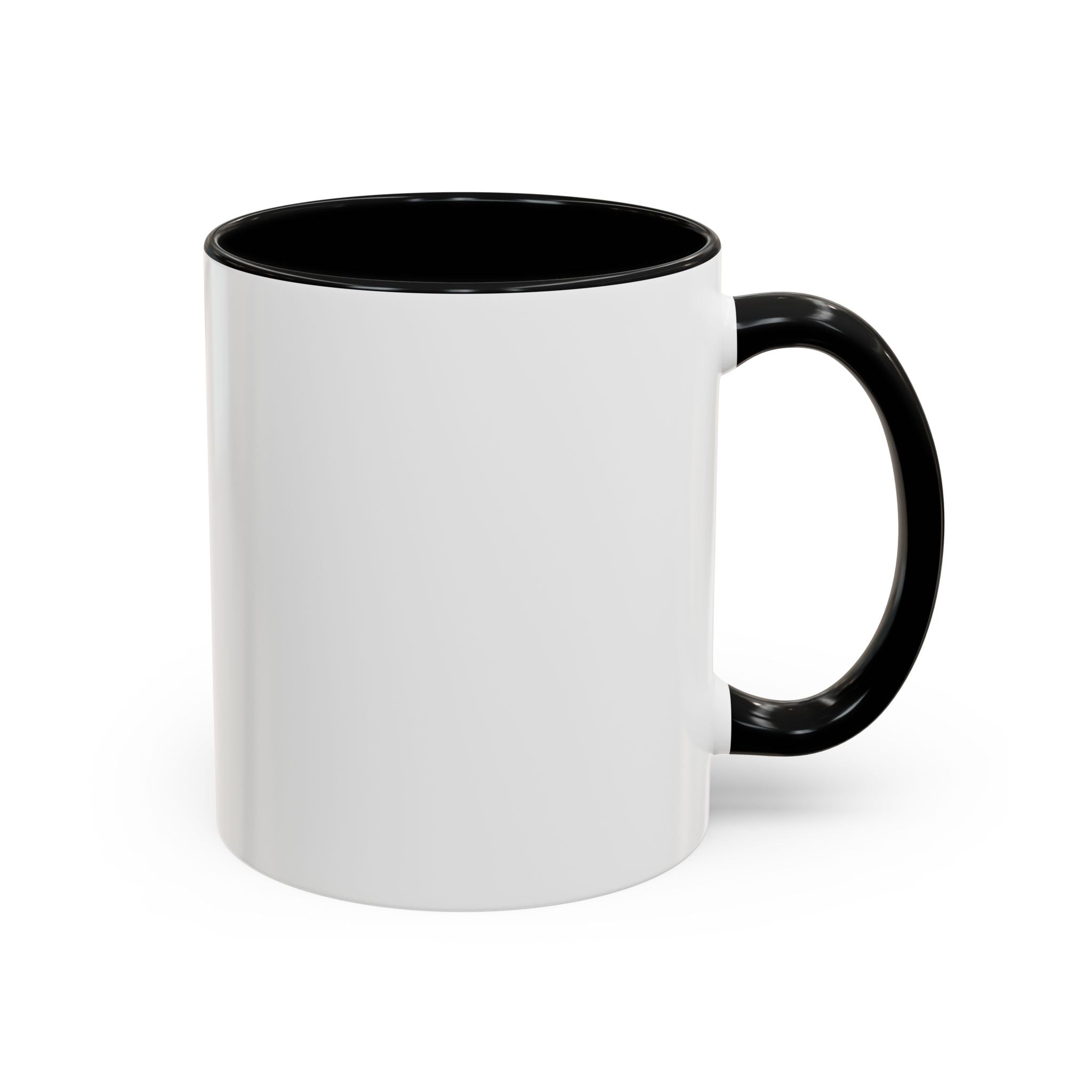 Stylish Accent Coffee Mug, Black and White Design, Perfect for Home Office, Gift for Coffee Lovers, Unique Kitchen Decor, Ideal for Holidays
