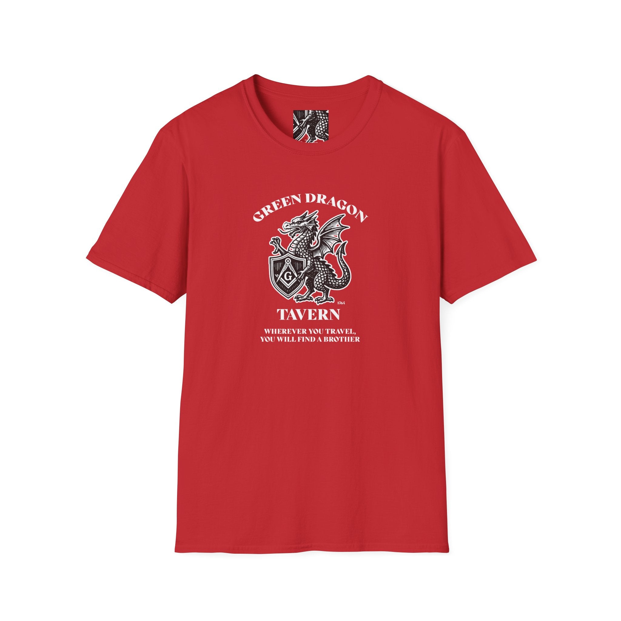 Boston Green Dragon Unisex T-Shirt | Adventure Awaits | Perfect for Travel Enthusiasts, Gift for Brothers, Casual Wear, Gift for Travelers