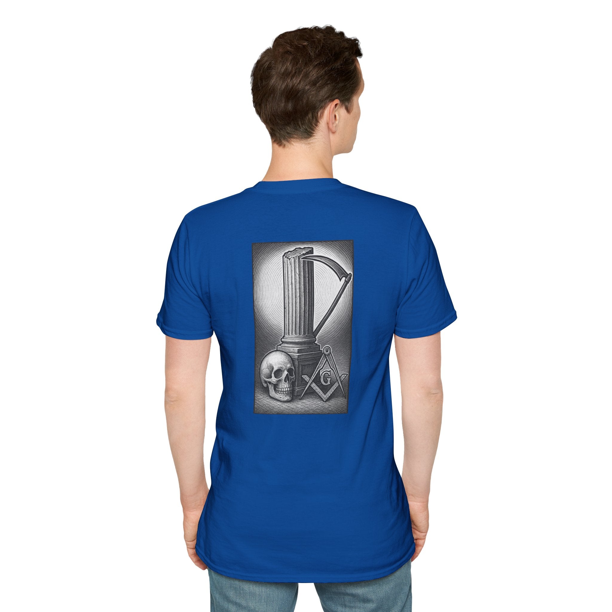 Masonic Symbol T-Shirt, Casual Wear, Gift for Freemasons, Unisex Vintage Tee, Unique Graphic Shirt