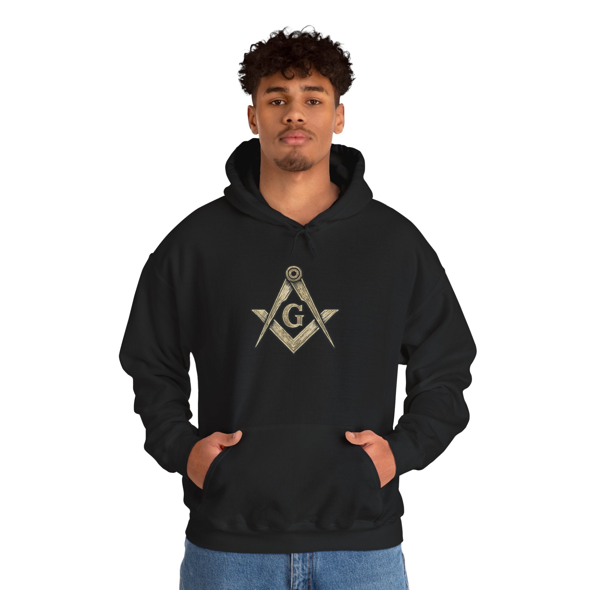 Freemason Inspired Hoodie - Unisex Heavy Blend™ Sweatshirt with Meaningful Design for Casual Wear, Gift for Masons, Lodge Members, [...]