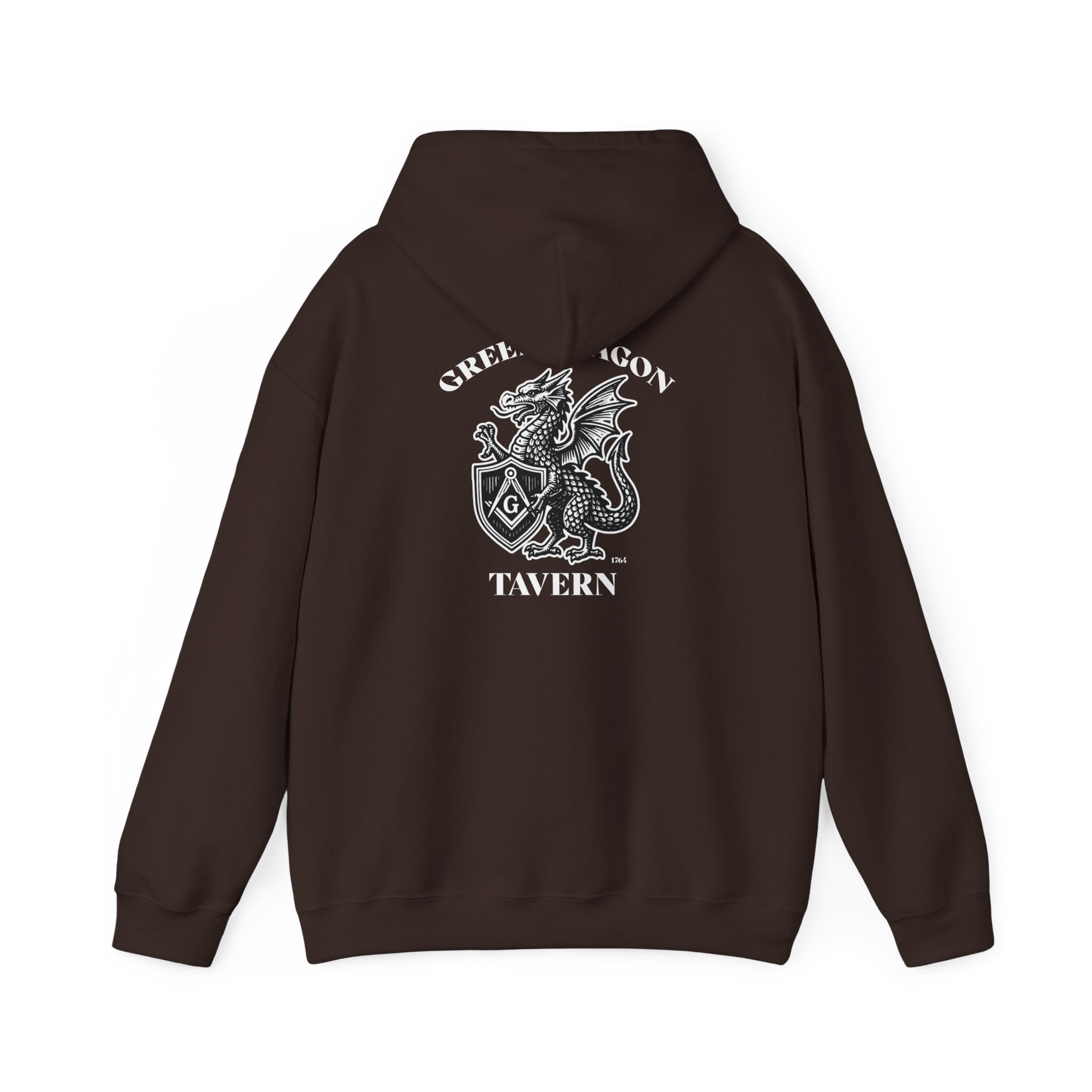 Vintage Green Dragon Tavern Hoodie, Cozy Unisex Sweatshirt, Perfect for Gamers, Fantasy Lovers, Gift for D&D Enthusiasts, Casual Wear
