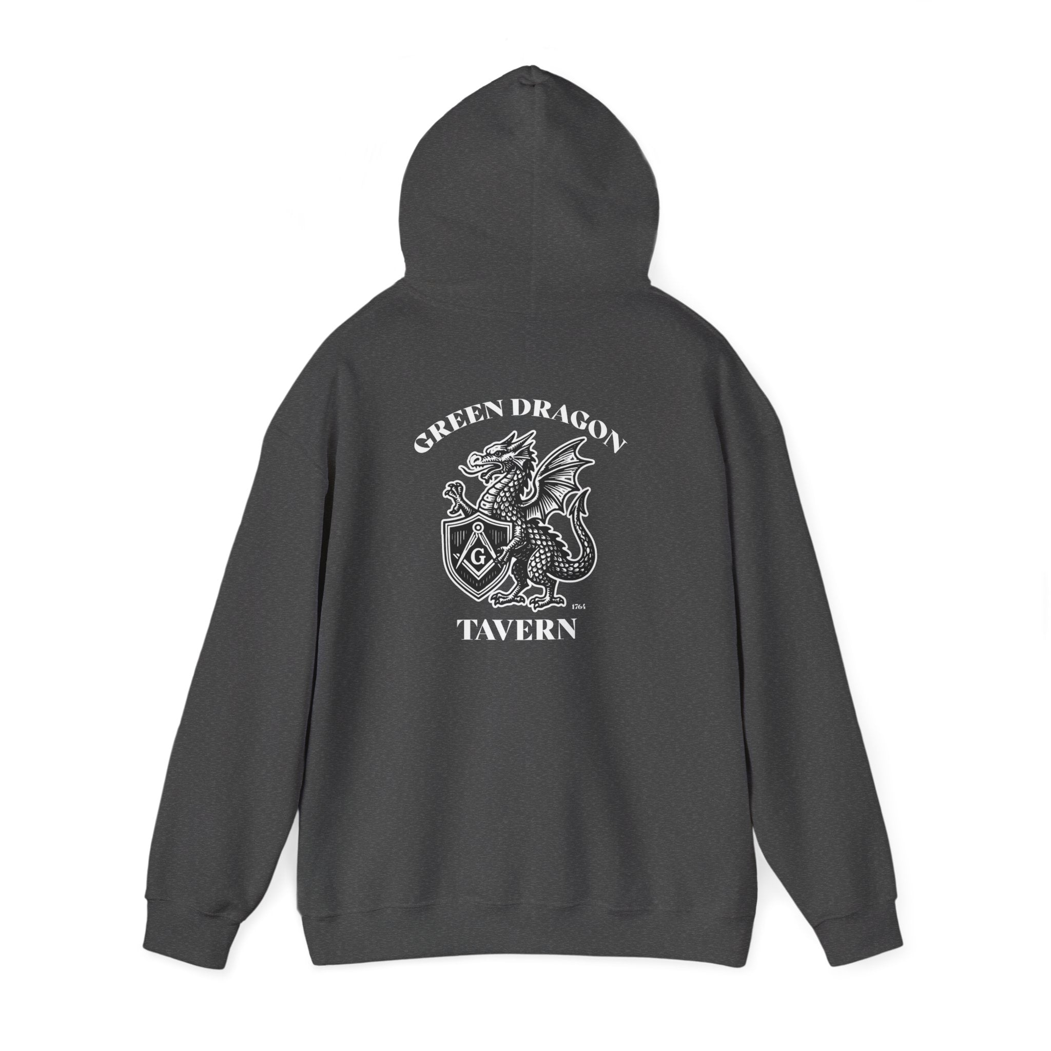 Vintage Green Dragon Tavern Hoodie, Cozy Unisex Sweatshirt, Perfect for Gamers, Fantasy Lovers, Gift for D&D Enthusiasts, Casual Wear