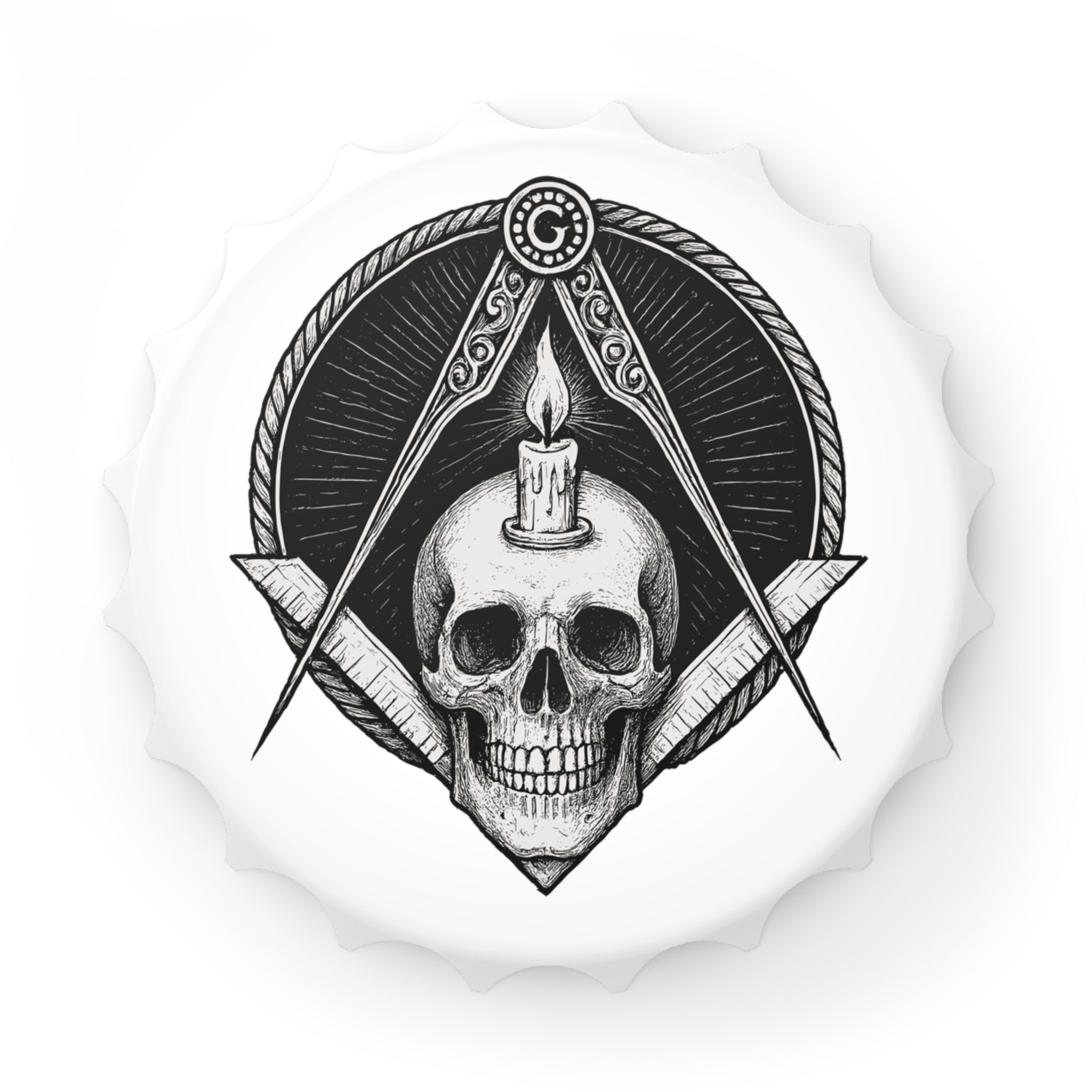 Gothic Skull Bottle Opener, Unique Barware, Gift for Him, Halloween Decor, Vintage Style Kitchen