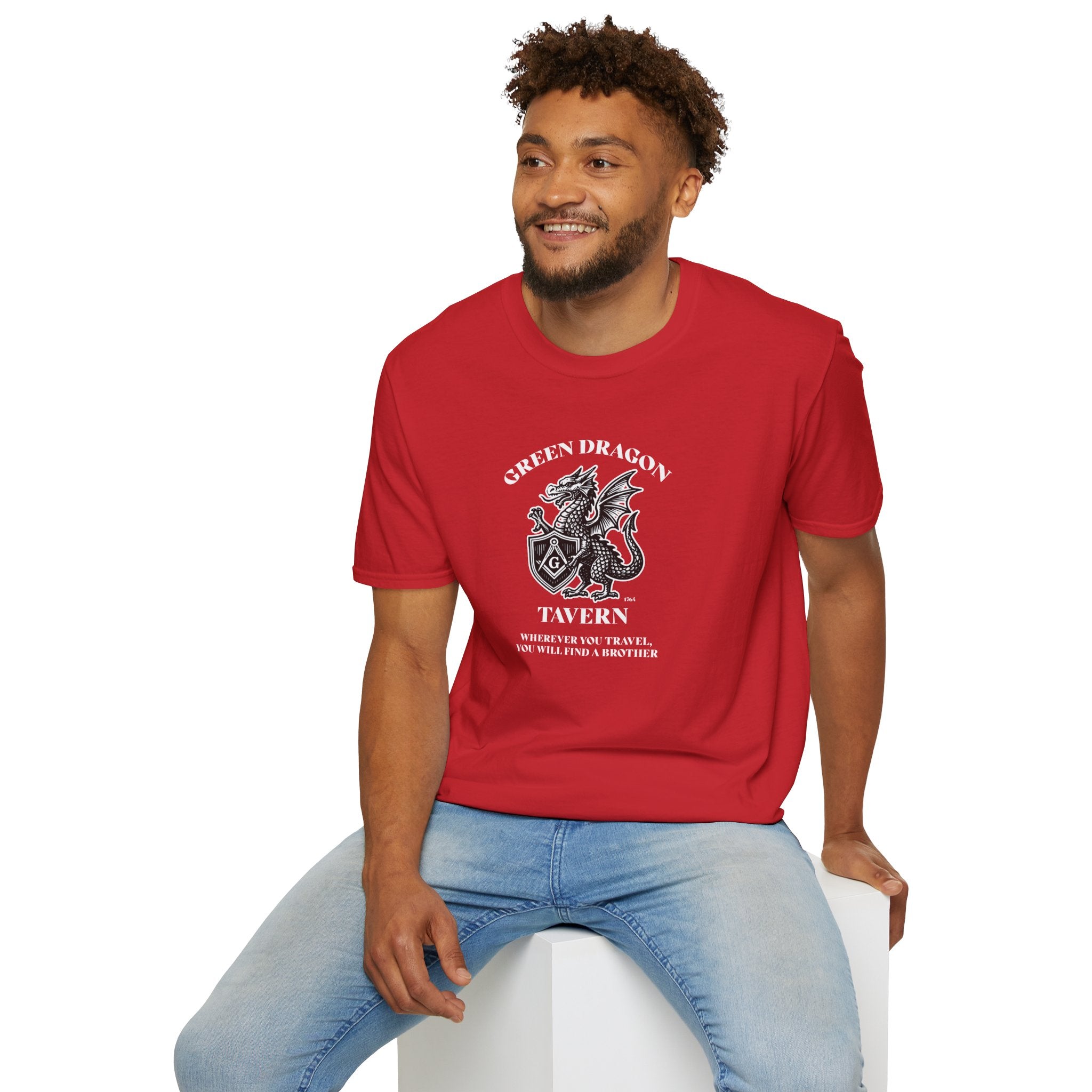 Boston Green Dragon Unisex T-Shirt | Adventure Awaits | Perfect for Travel Enthusiasts, Gift for Brothers, Casual Wear, Gift for Travelers