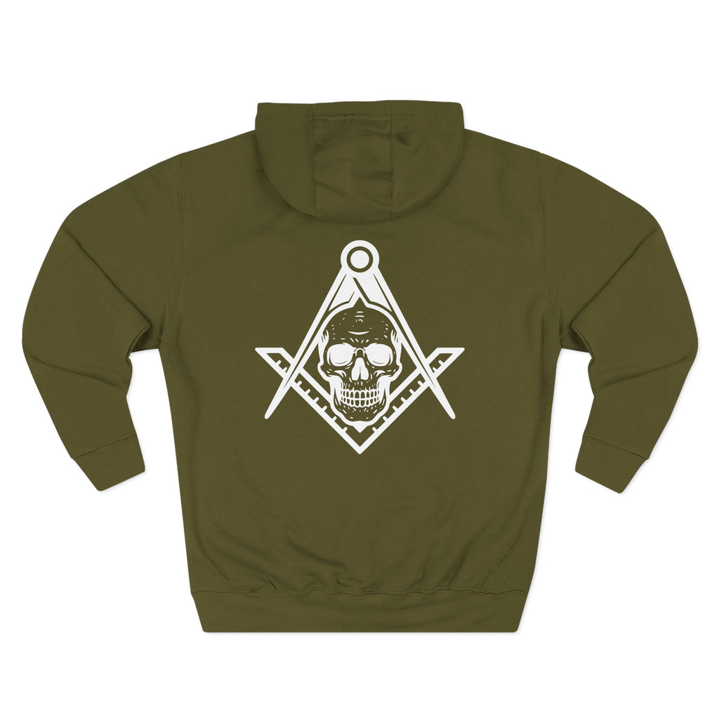 Men's Fleece Hoodie with Skull Design, Cozy Hooded Sweatshirt for Casual Wear, Great for Fall and Winter Gifts, Unique Trendy Apparel