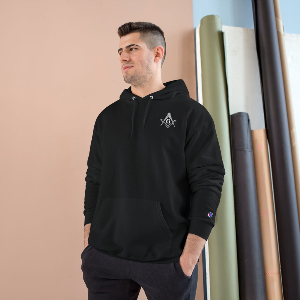 Masonic Champion Hoodie - Cozy Gift for Freemasons, Lodge Events, Brotherhood Celebrations, Casual Wear, Unique Occasions