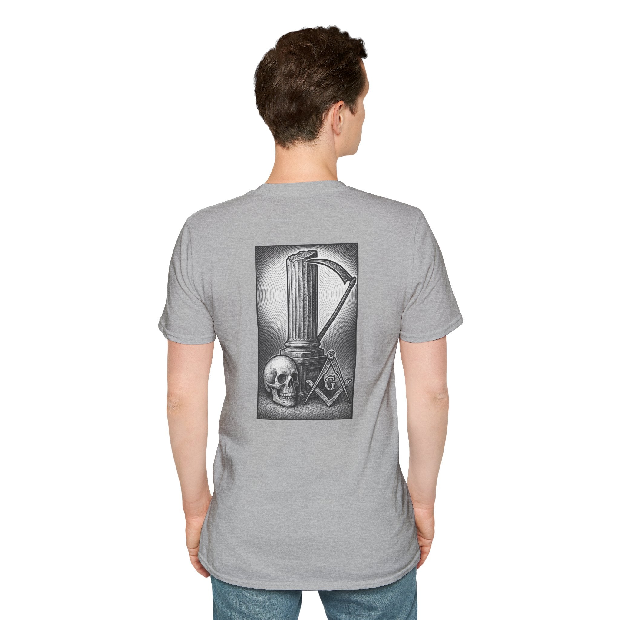 Masonic Symbol T-Shirt, Casual Wear, Gift for Freemasons, Unisex Vintage Tee, Unique Graphic Shirt