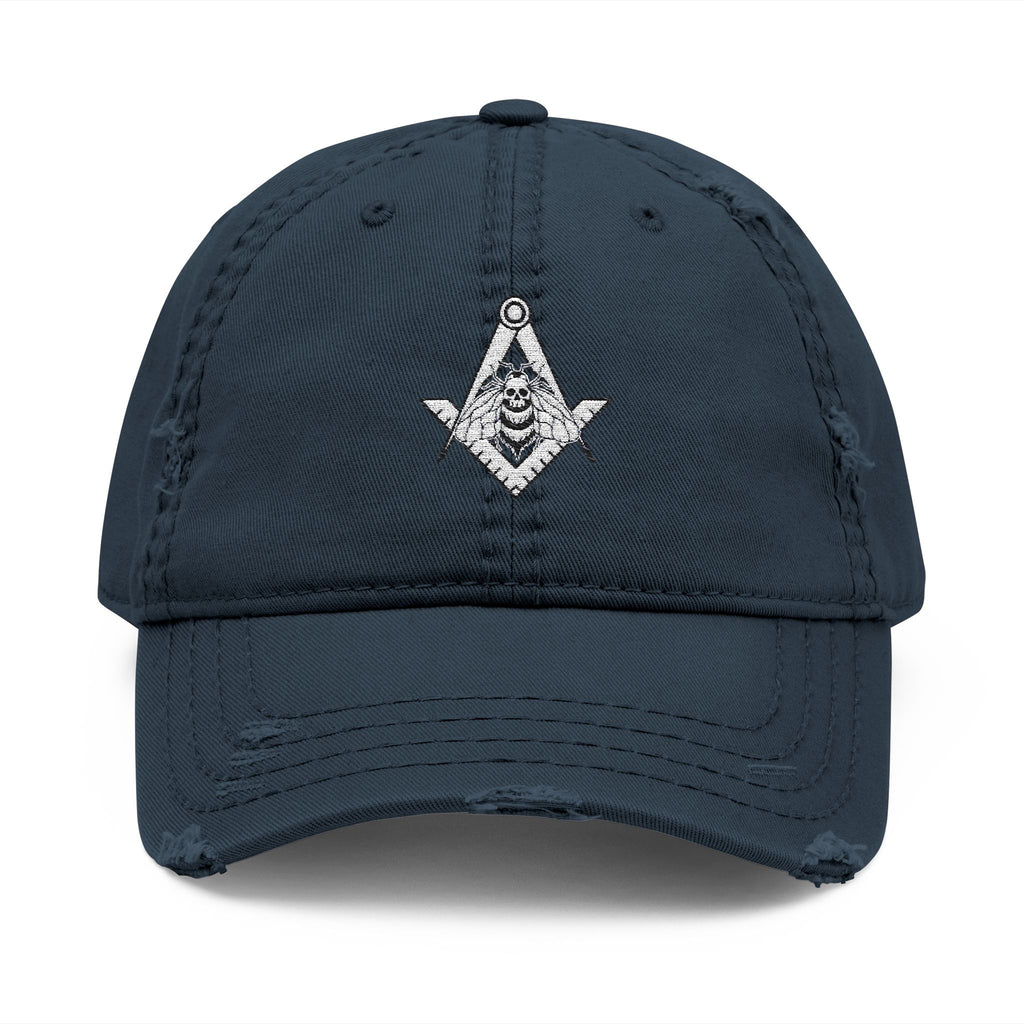Distressed Embroidered Dad Hat | Casual Fashion for Dads, Gifts for Father's Day, Outdoor Adventures, Everyday Style