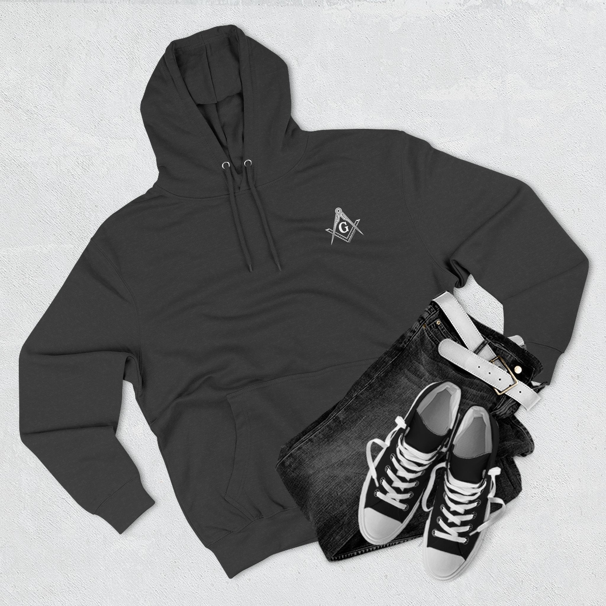 Men's Fleece Hoodie with Skull Design, Cozy Hooded Sweatshirt for Casual Wear, Great for Fall and Winter Gifts, Unique Trendy Apparel