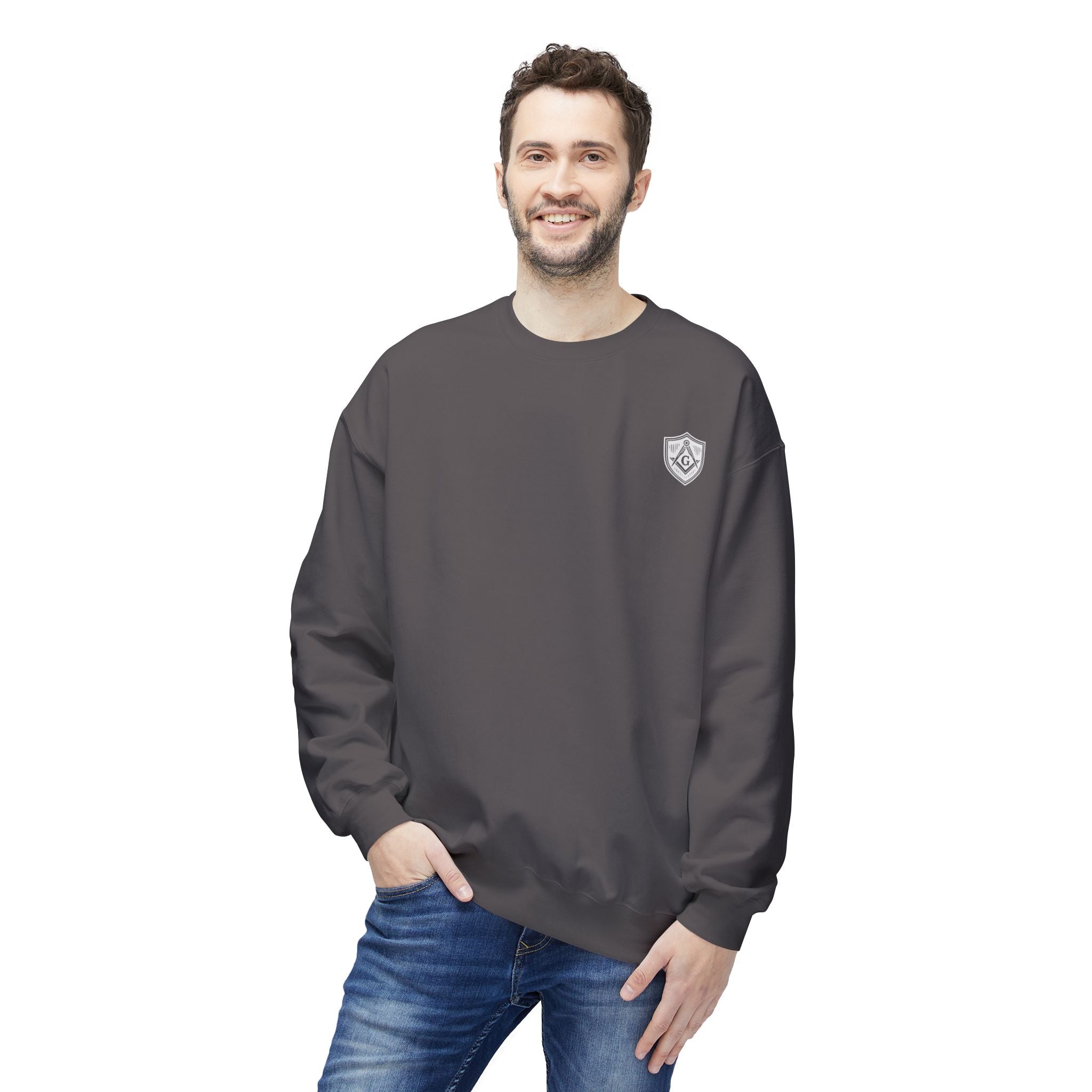 Masonic Skull Sweatshirt, Cozy Crewneck, Unisex Fleece, Unique Gift for Occasions, Trendy Casual Wear, Masonic Apparel