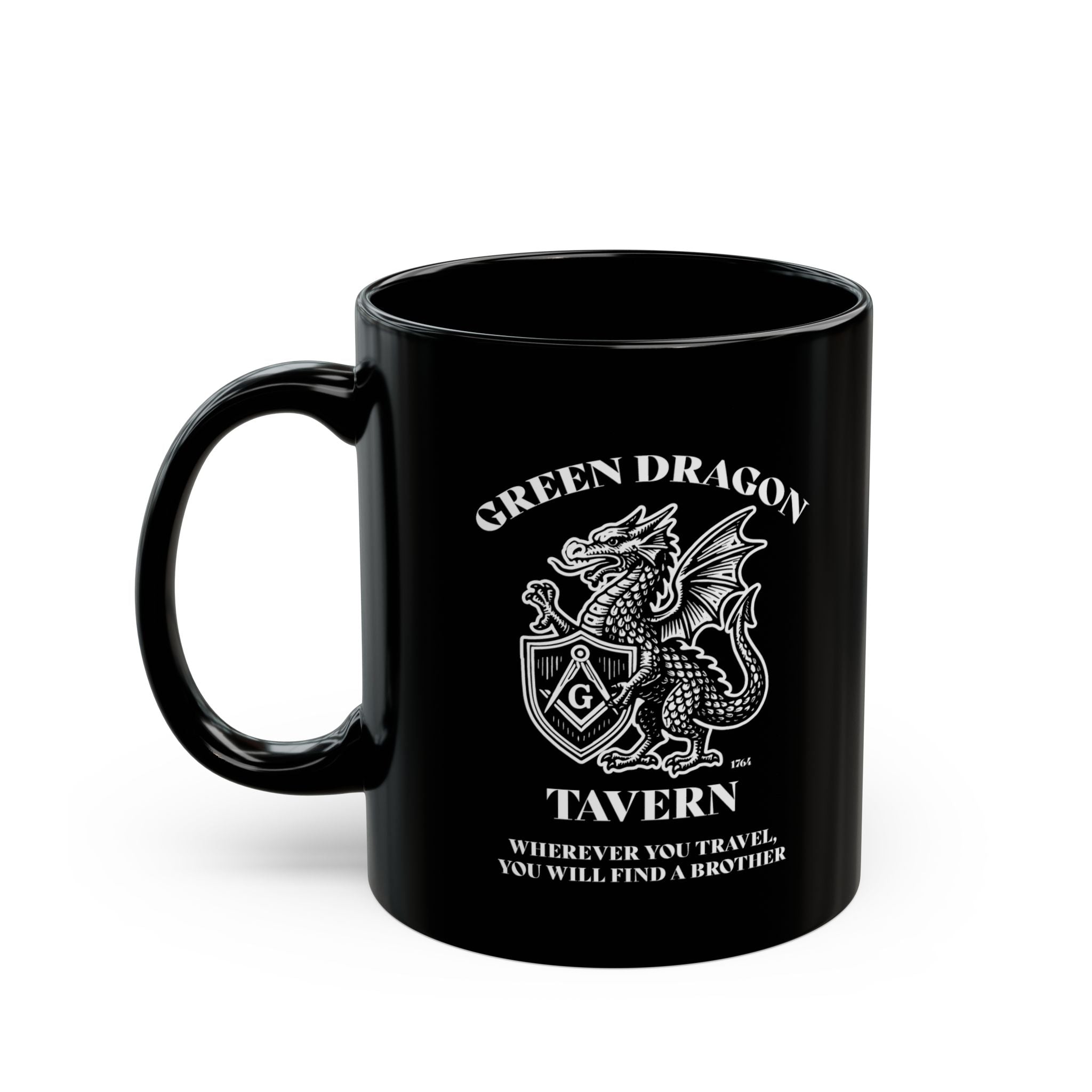 Stylish Black Mug for Coffee Lovers, Perfect Gift for Birthdays, Holidays, Home or Office Use, Personalize Your Drinkware