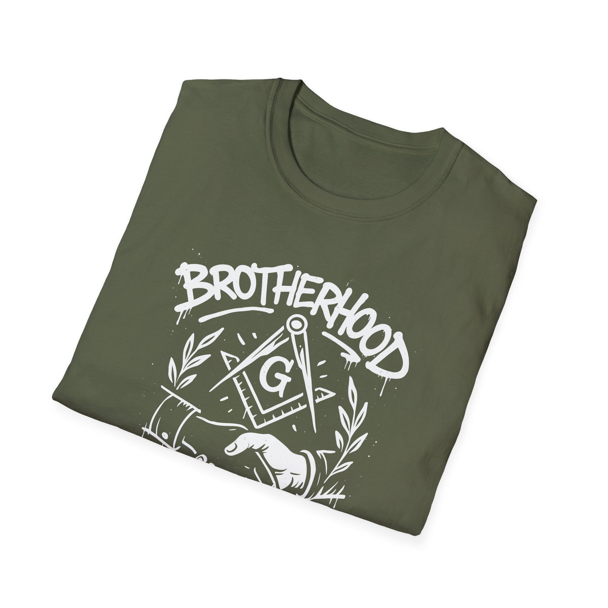 Brotherhood is Strength Unisex T-Shirt, Freemason Apparel, Gift for Masons, Brotherhood Tee, Casual Wear, Unique Graphic Tee