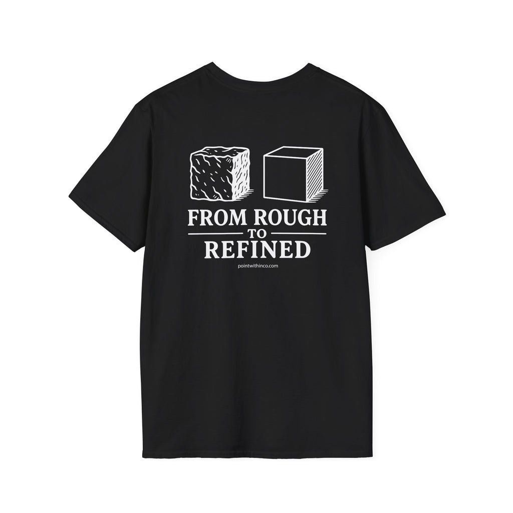 Unisex Softstyle T-Shirt with Inspirational Design, Motivational Quote Tee, Comfortable Everyday Wear, Gift for Friends, Casual Graphic Tee