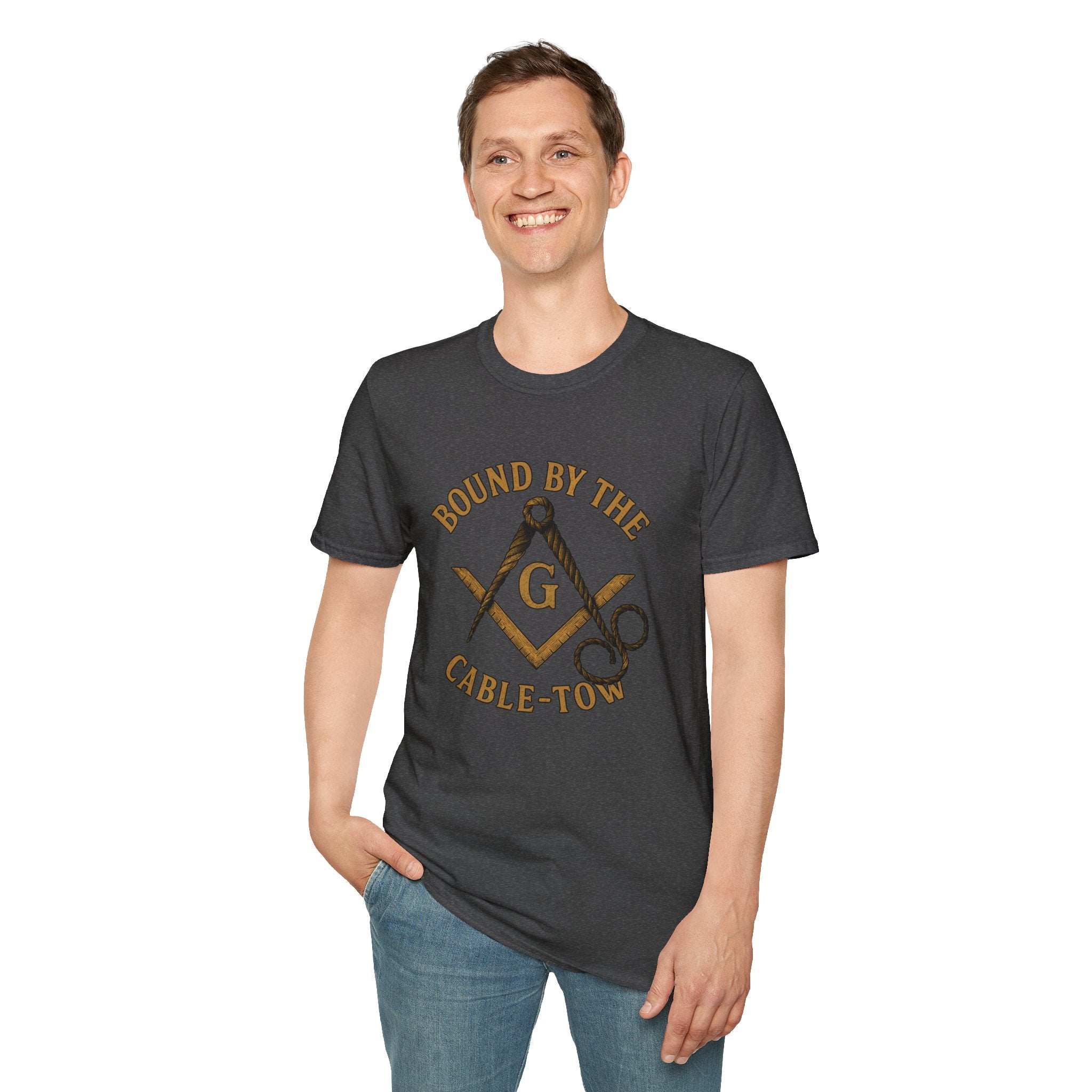 Freemason Inspired T-Shirt - Bound by the Cable-Tow, Unisex Apparel for Masonic Members, Gift for Graduation, Brotherhood Events, [...]