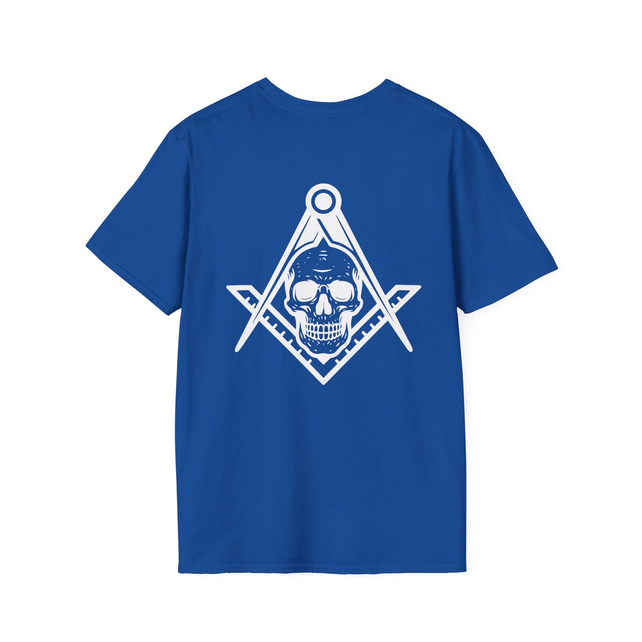 Masonic Skull Graphic Tee, Unisex Casual Shirt, Gift for Freemasons, Gothic Apparel, Spirituality T-Shirt