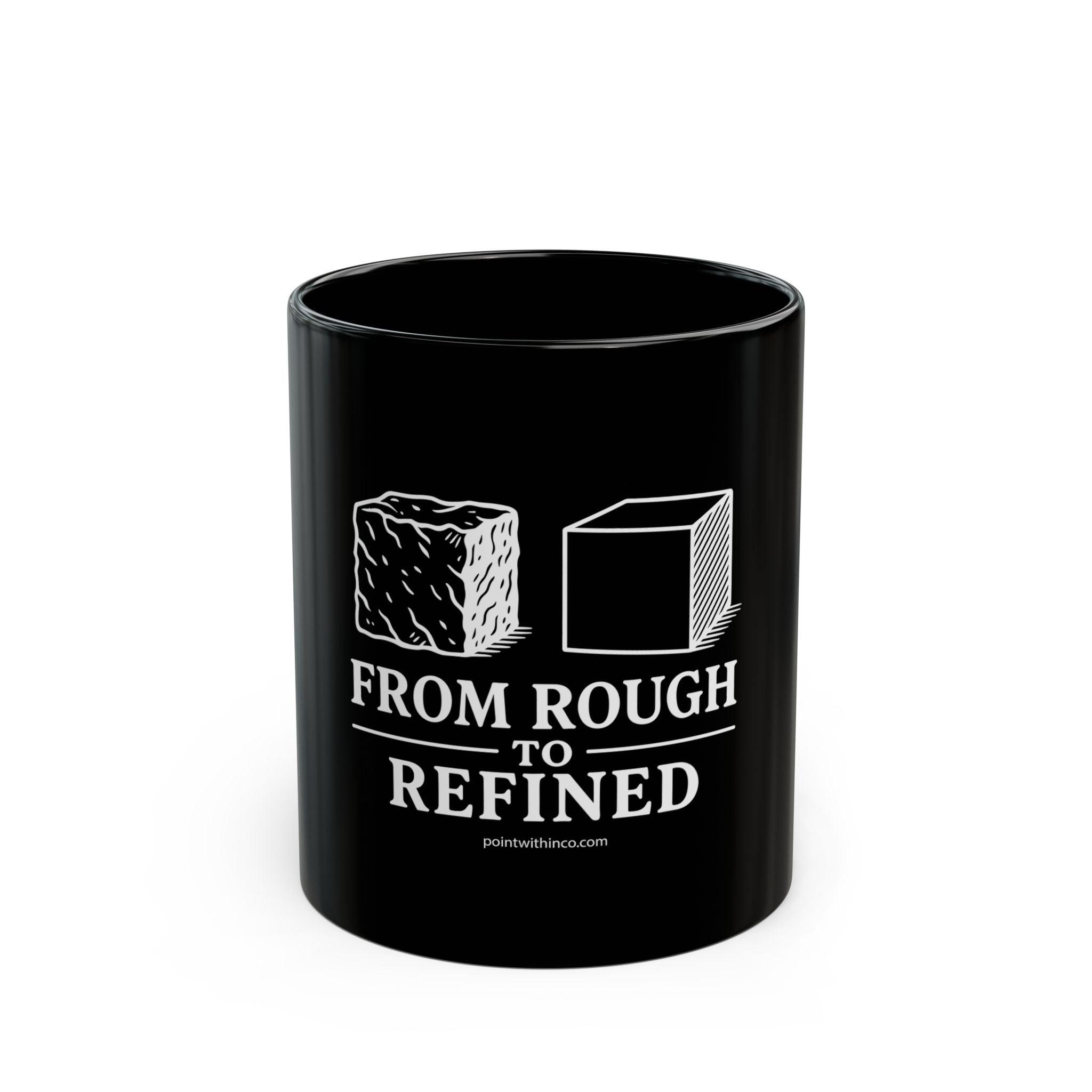 Motivational Black Coffee Mug - Perfect Gift for Dreamers, Entrepreneurs, and Coffee Lovers - Inspirational Quote Ceramic Cup