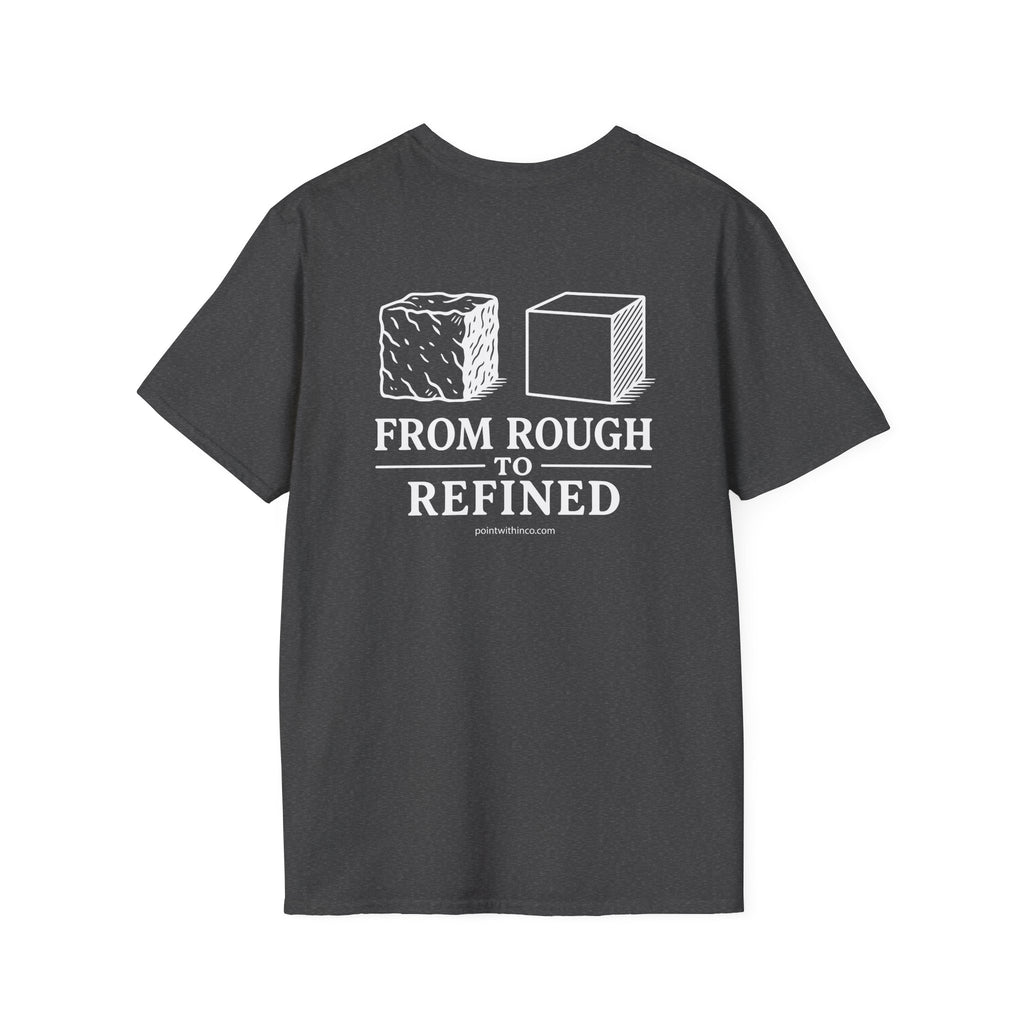 Unisex Softstyle T-Shirt with Inspirational Design, Motivational Quote Tee, Comfortable Everyday Wear, Gift for Friends, Casual Graphic Tee