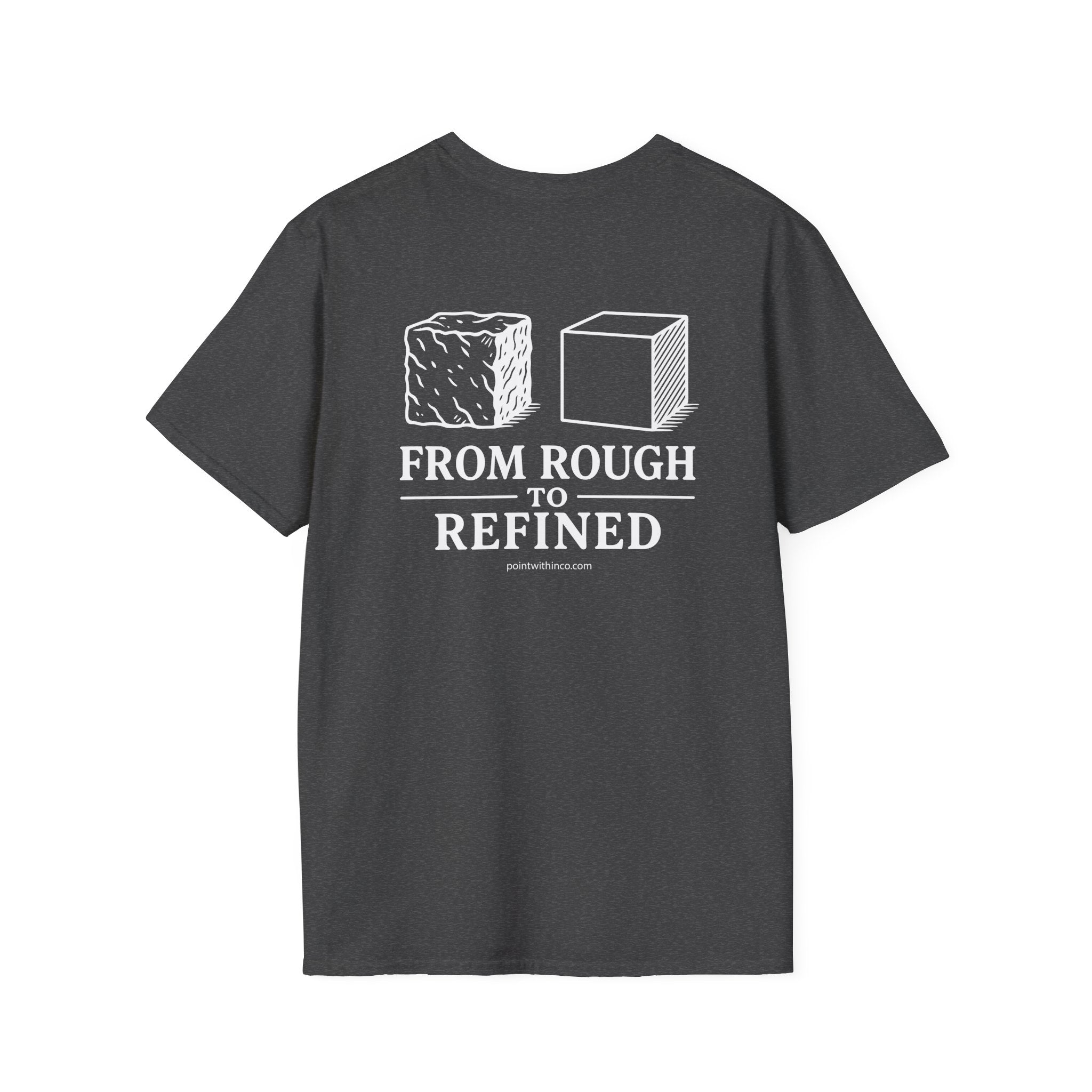 Unisex Softstyle T-Shirt with Inspirational Design, Motivational Quote Tee, Comfortable Everyday Wear, Gift for Friends, Casual Graphic Tee