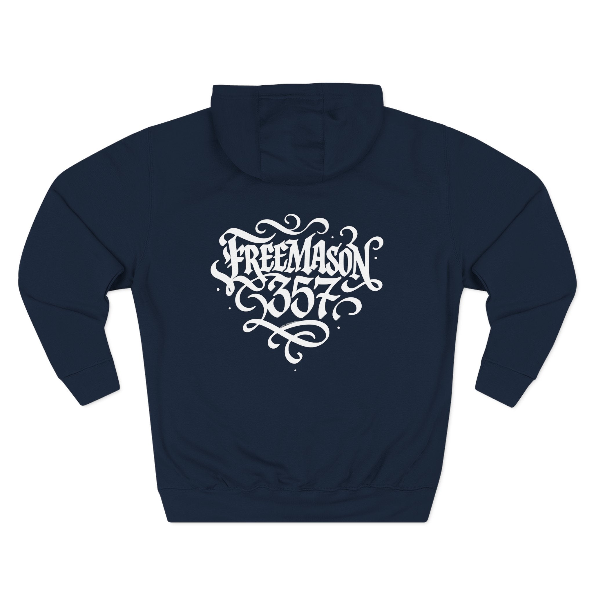 Freemason Three-Panel Fleece Hoodie - Cozy Style for Members, Perfect for Meetings, Gifts, Holidays, Brotherhood Events, Casual Wear