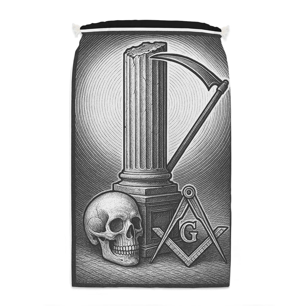 Gothic Tote Bag with Masonic Design, Perfect for Gift, Apocalyptic Style, Unique Art on Bag, Everyday Use, Eco-Friendly