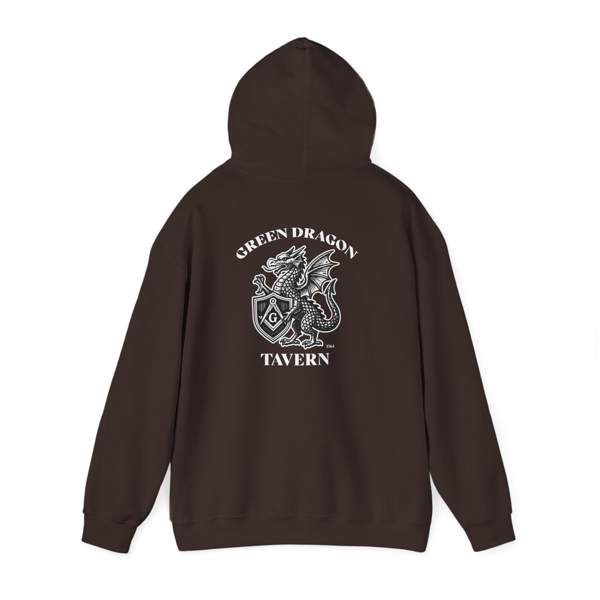 Vintage Green Dragon Tavern Hoodie, Cozy Unisex Sweatshirt, Perfect for Gamers, Fantasy Lovers, Gift for D&D Enthusiasts, Casual Wear