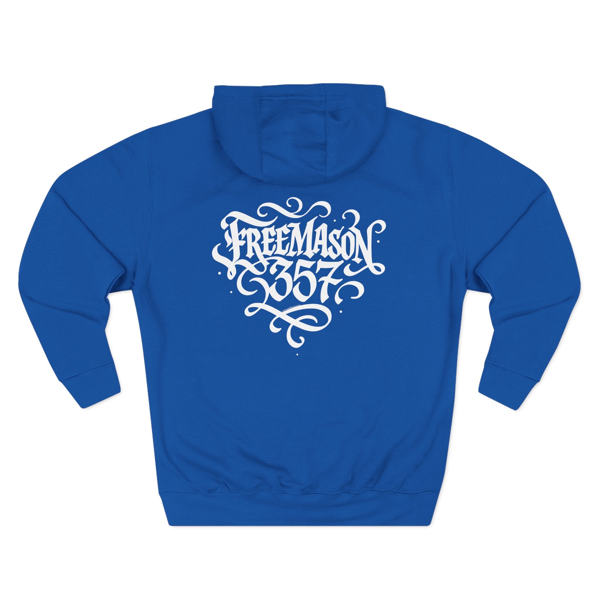 Freemason Three-Panel Fleece Hoodie - Cozy Style for Members, Perfect for Meetings, Gifts, Holidays, Brotherhood Events, Casual Wear