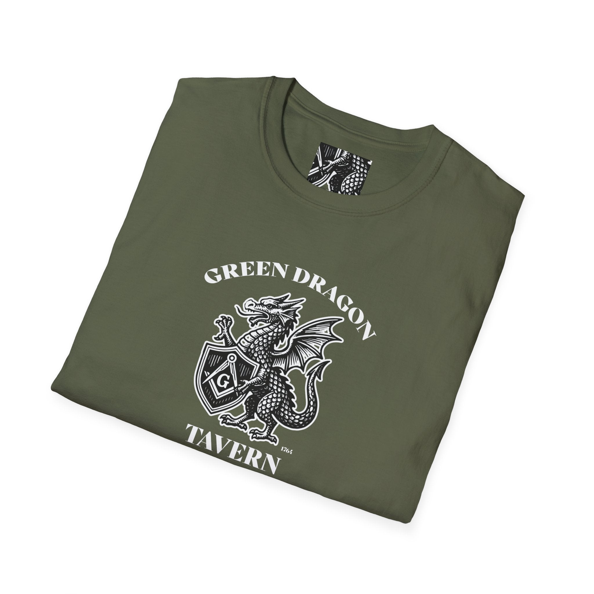 Boston Green Dragon Unisex T-Shirt | Adventure Awaits | Perfect for Travel Enthusiasts, Gift for Brothers, Casual Wear, Gift for Travelers