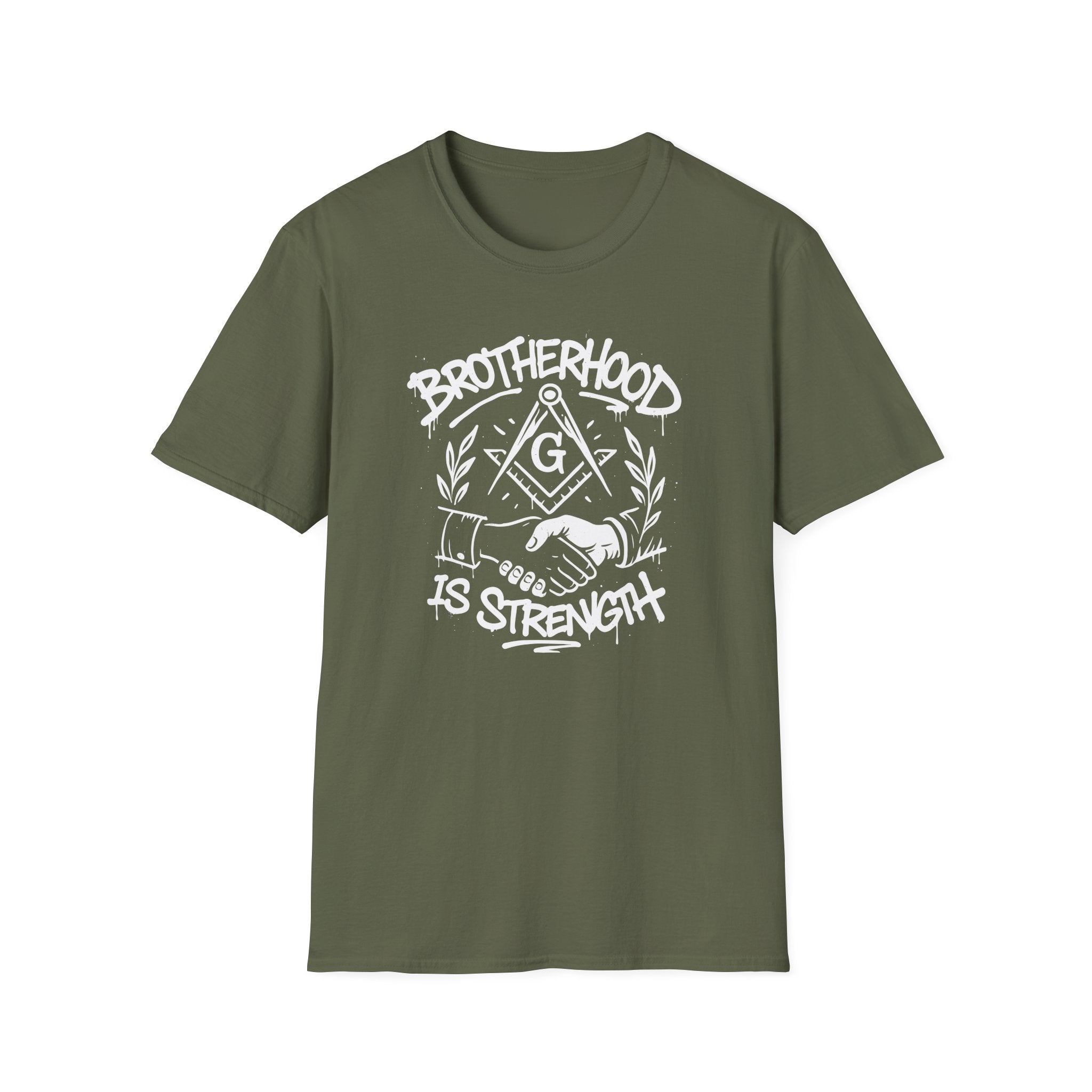 Brotherhood is Strength Unisex T-Shirt, Freemason Apparel, Gift for Masons, Brotherhood Tee, Casual Wear, Unique Graphic Tee