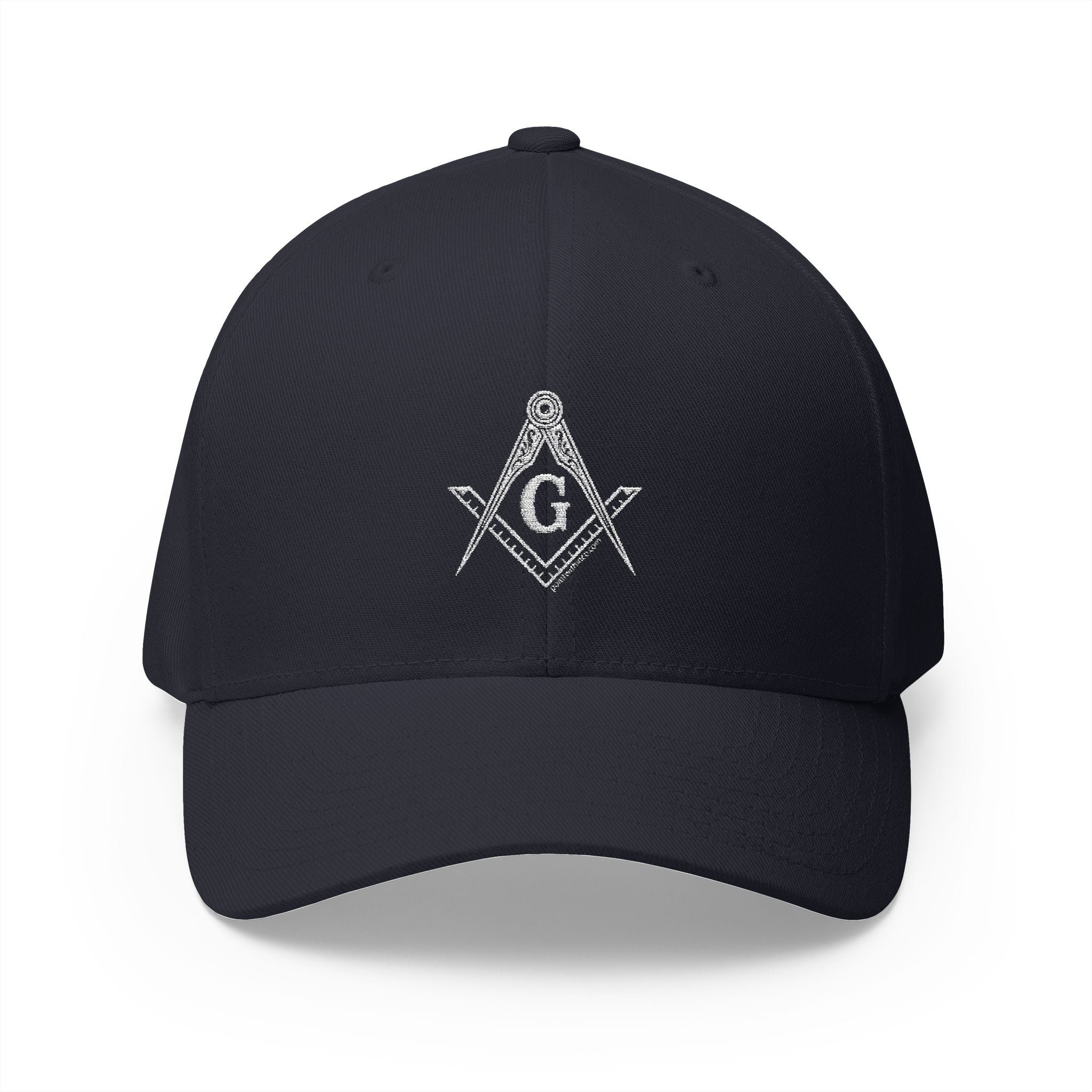 Embroidered Masonic Cap, Stylish Headwear for Freemasons, Gift for Graduations, Social Events, Religious Ceremonies, Adjustable Fitted Cap