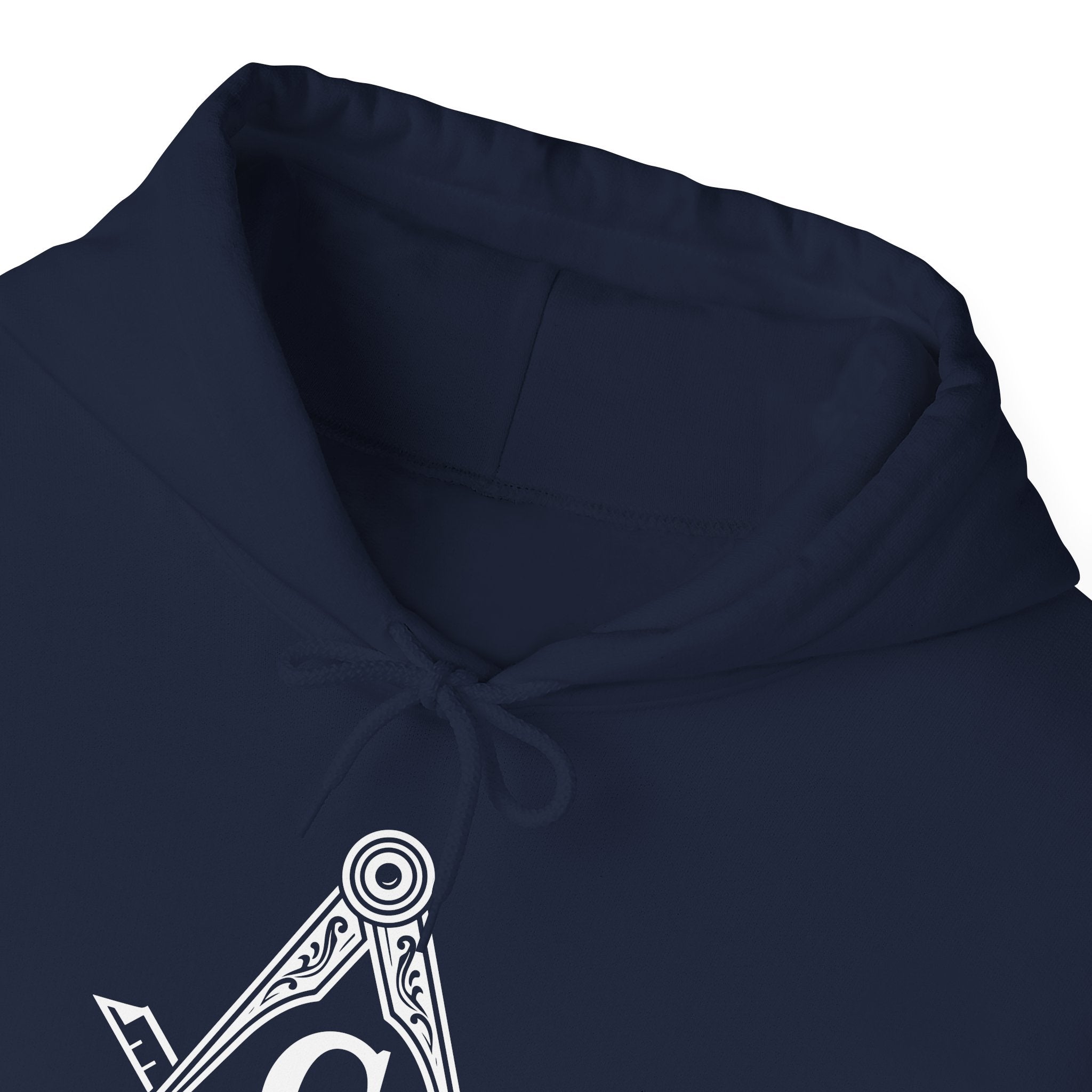 Freemason Symbol Hooded Sweatshirt - Cozy Unisex Pullovers for Masonic Events, Gift for Masons, Lodge Meetings, Everyday Wear