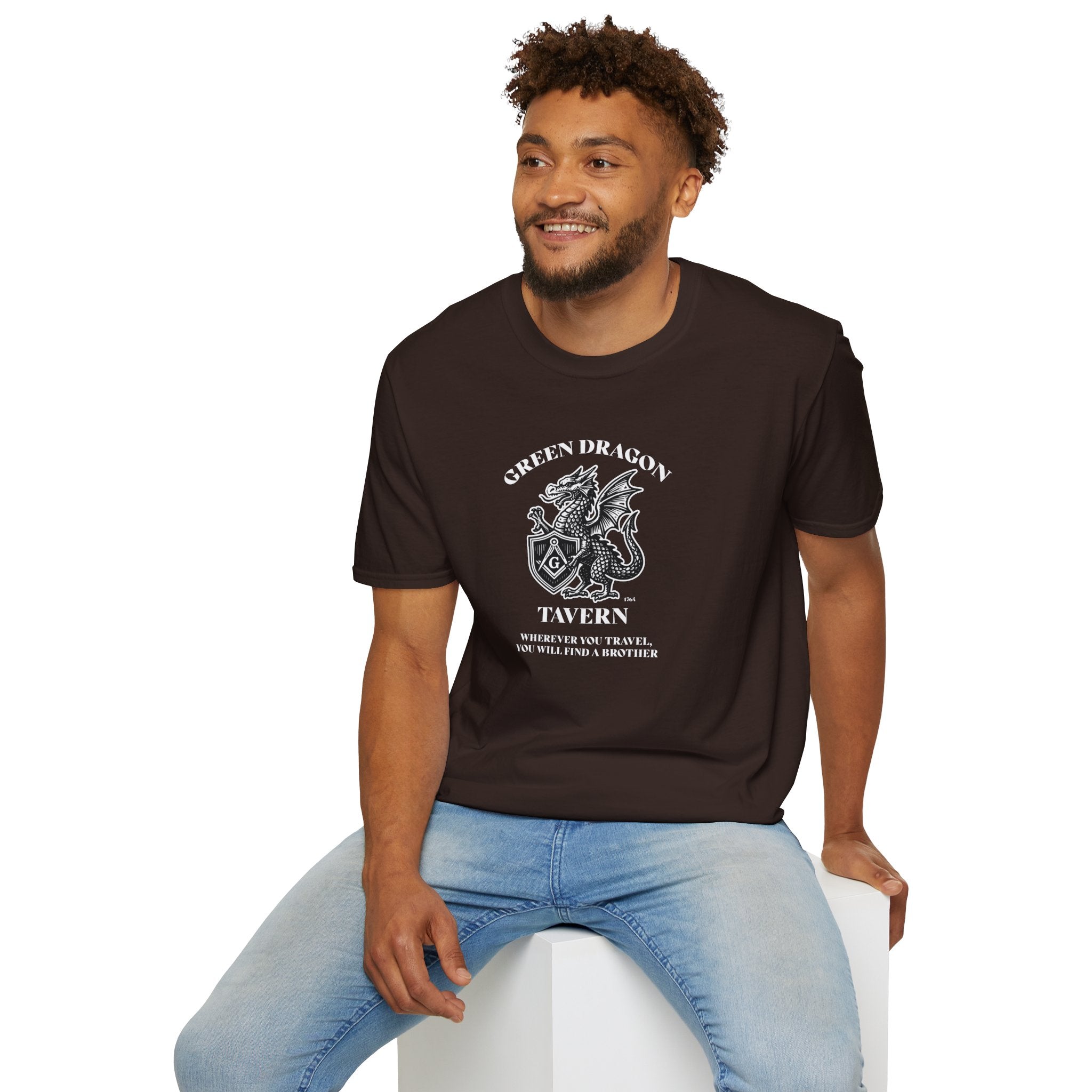 Boston Green Dragon Unisex T-Shirt | Adventure Awaits | Perfect for Travel Enthusiasts, Gift for Brothers, Casual Wear, Gift for Travelers